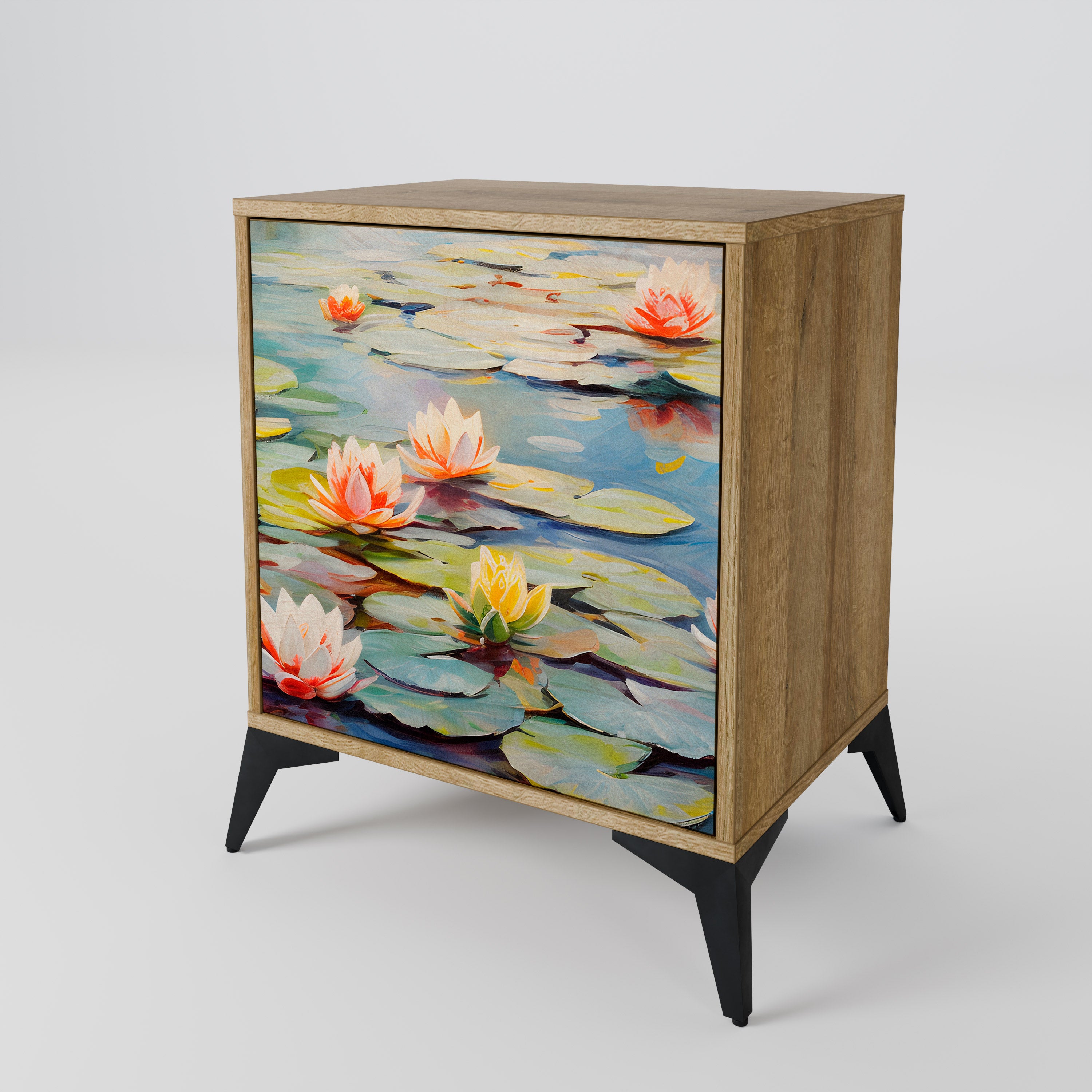 BLOOMING WATERS 1-Door Sideboard