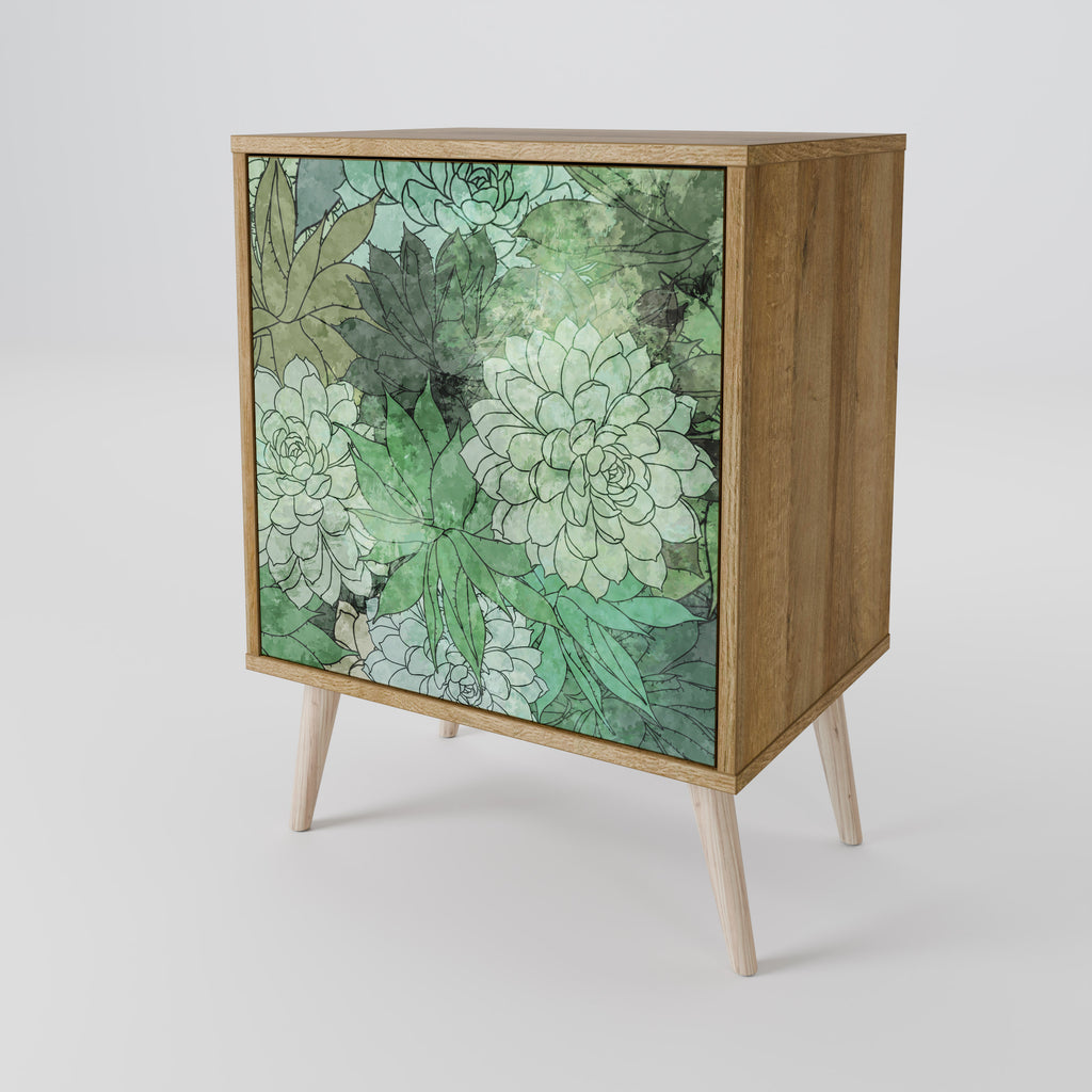 SUCCULENT CLUSTER 1-Door Sideboard