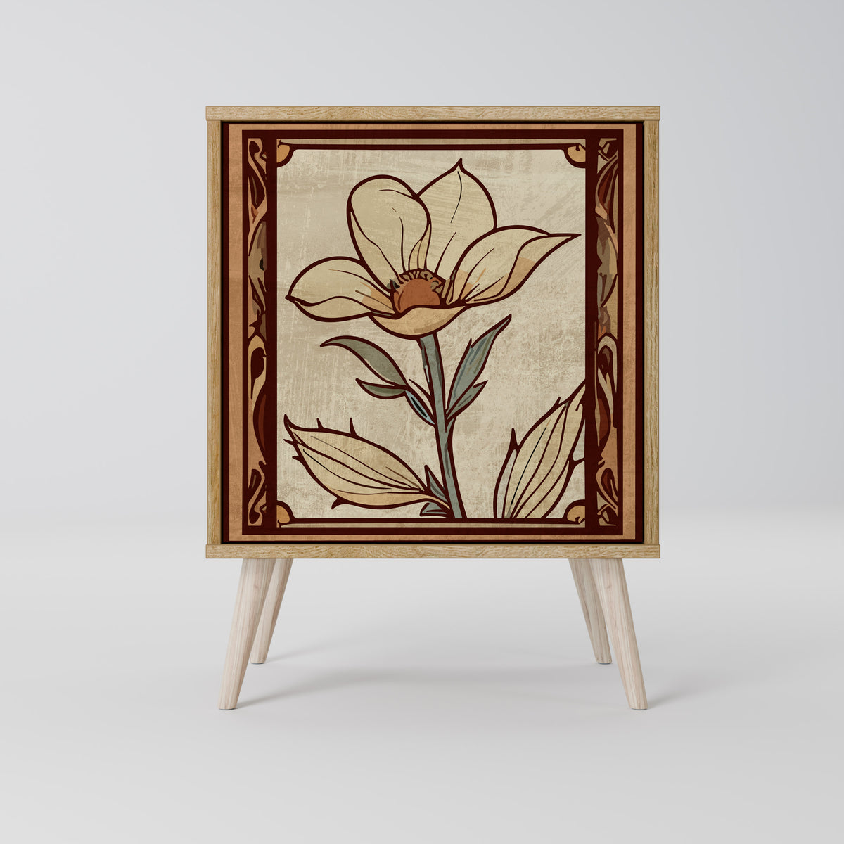 TIMELESS FLORA Skänk med en dörr
