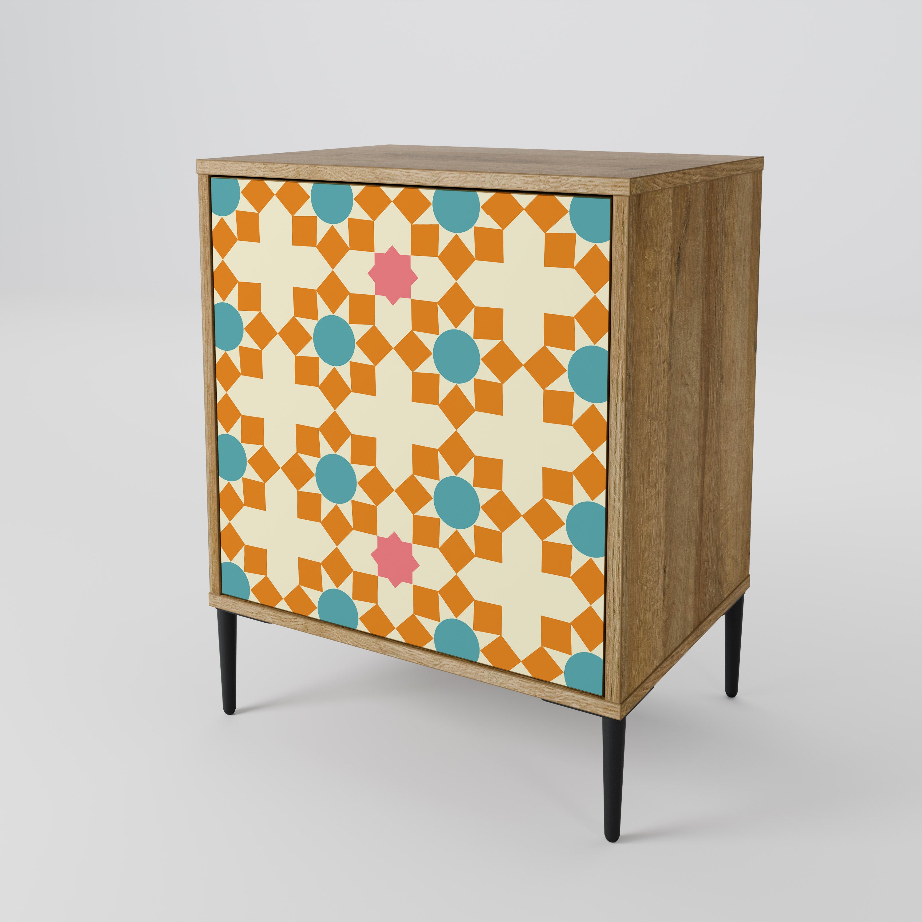 FLORAL DECOR 1-Door Sideboard