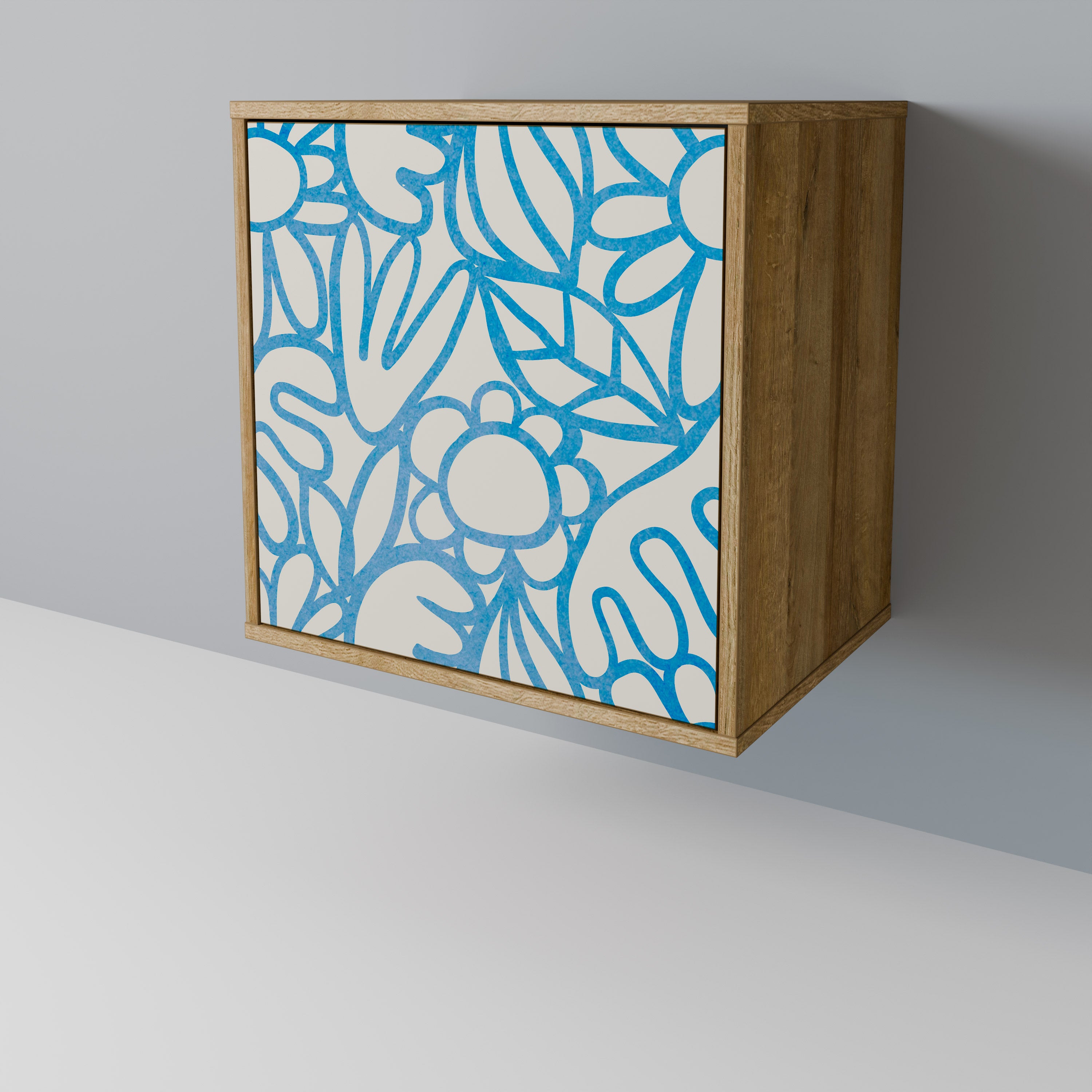 BLOOMY MORNING 1-Door Sideboard