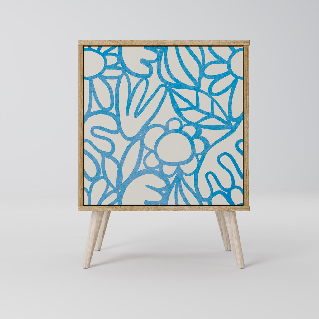 BLOOMY MORNING 1-Door Sideboard