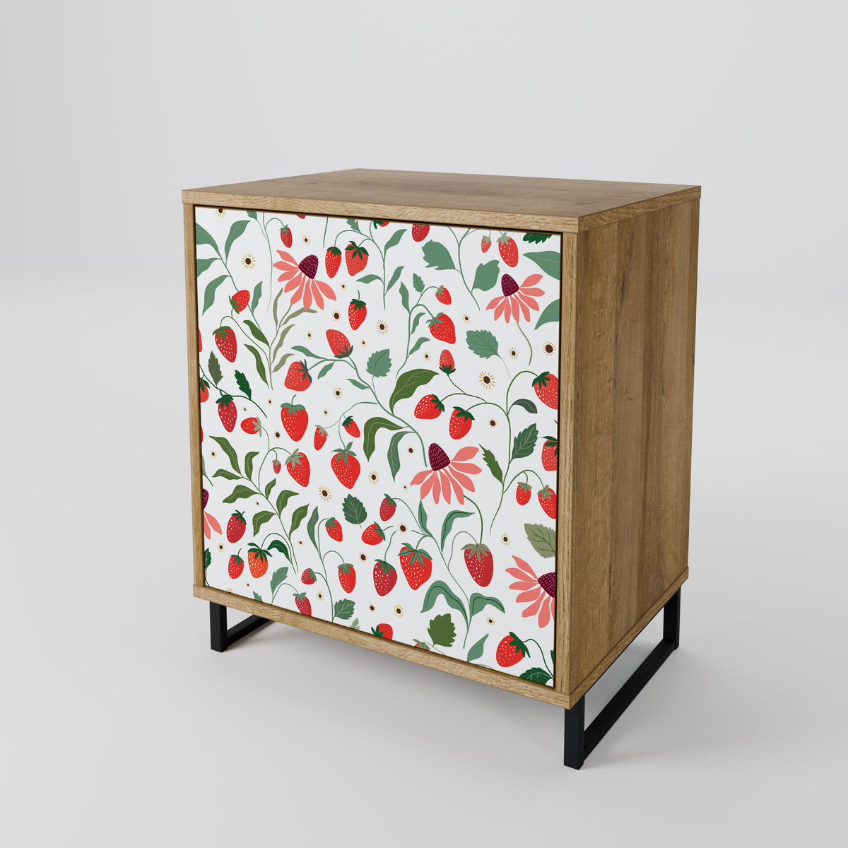 FLOWERS AND STRAWBERRIES 1-türiges Sideboard