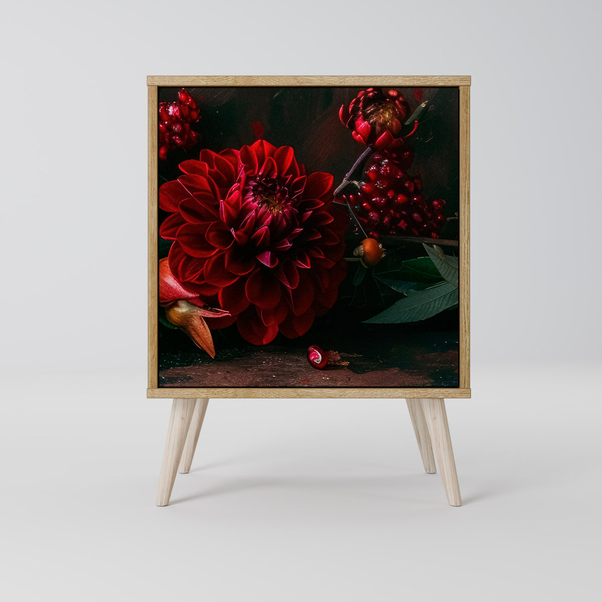 DAHLIAS AND POMEGRANATES 1-türiges Sideboard
