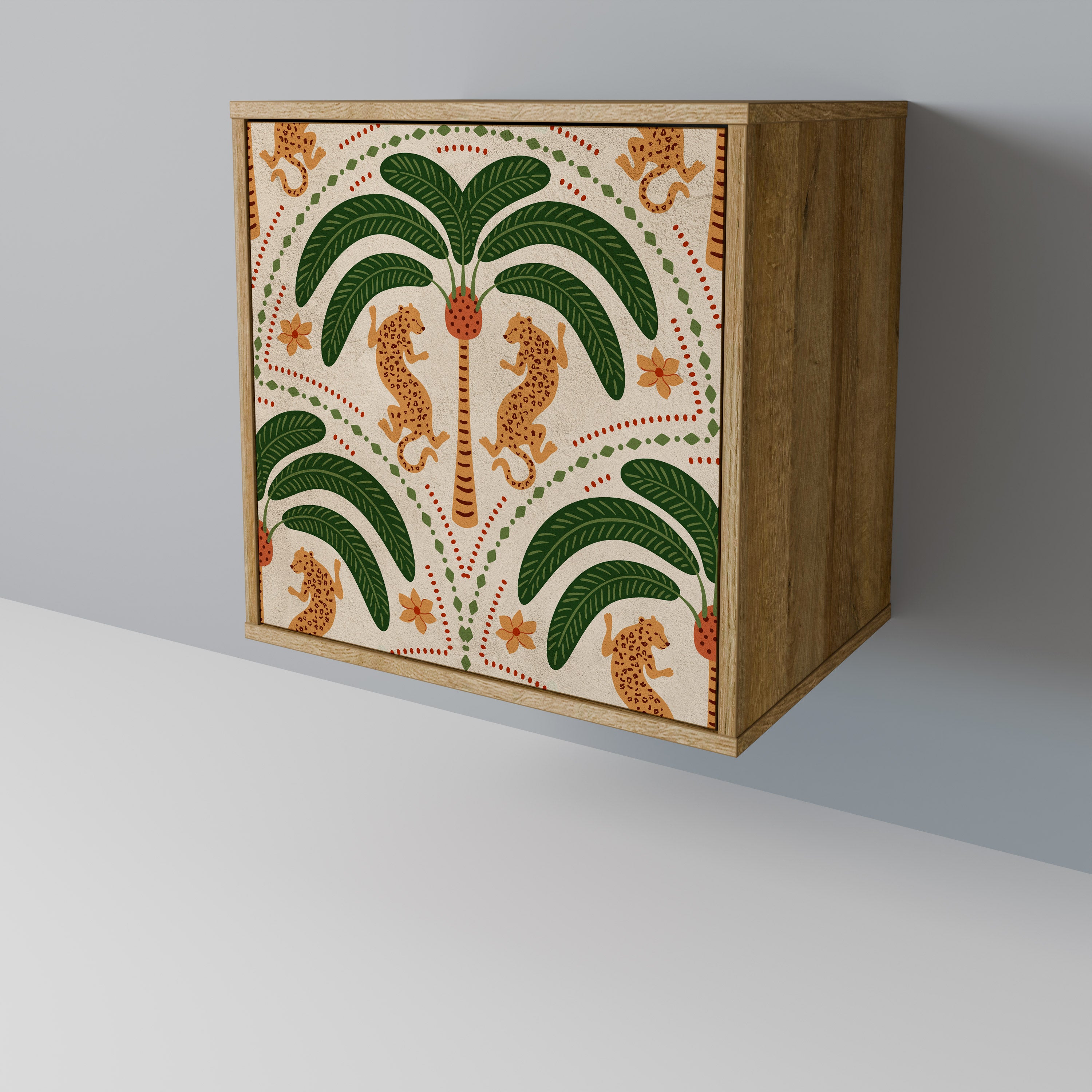 DANCING PREDATORS 1-Door Sideboard