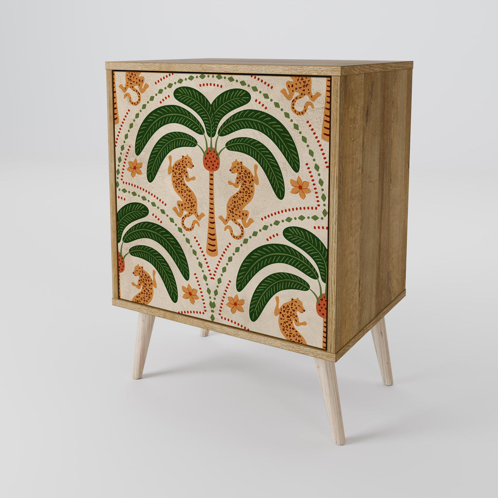 DANCING PREDATORS 1-Door Sideboard