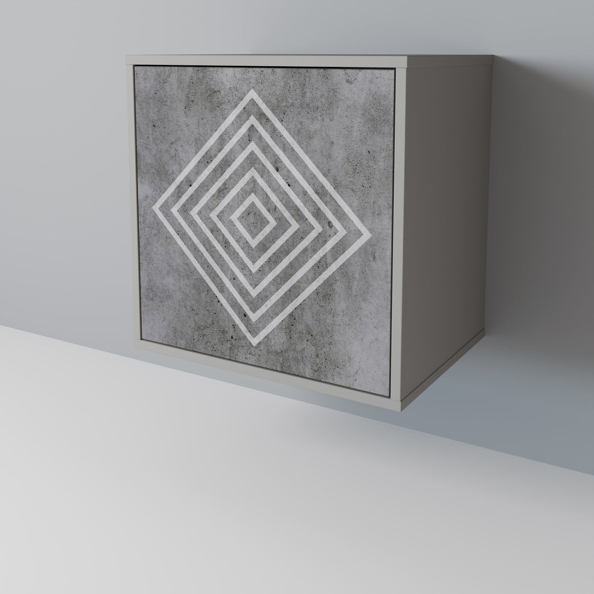 POLYGONAL ARTISTRY Aparador de 1 Puerta