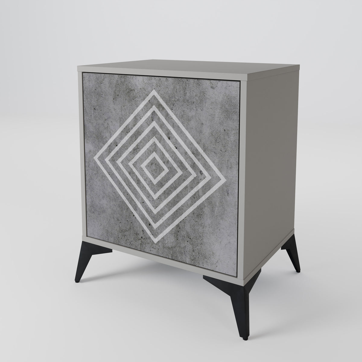 POLYGONAL ARTISTRY Aparador de 1 Puerta
