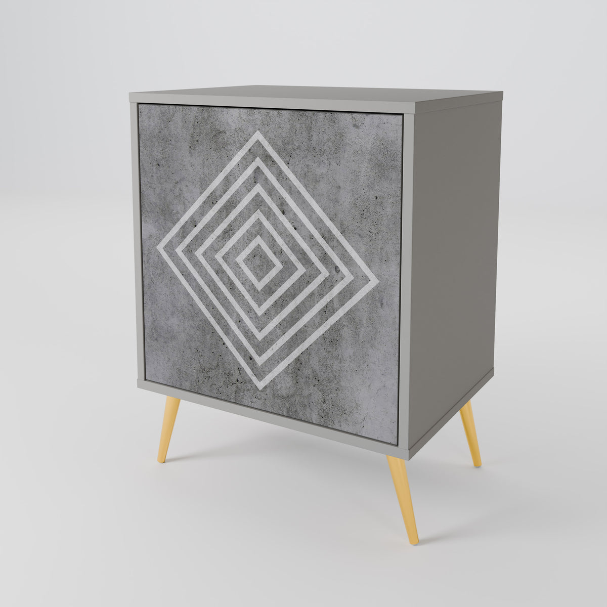 POLYGONAL ARTISTRY Aparador de 1 Puerta