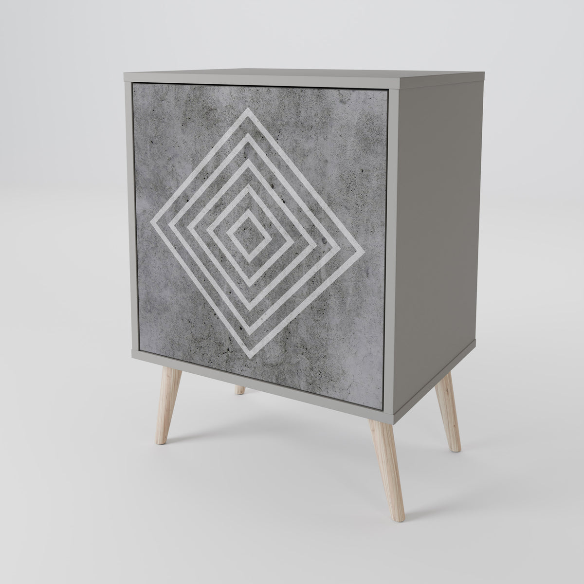 POLYGONAL ARTISTRY Aparador de 1 Puerta