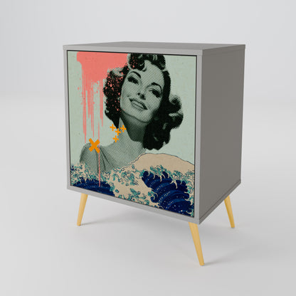 KANAGAWA BEAUTY Μπουφές 1-θύρας