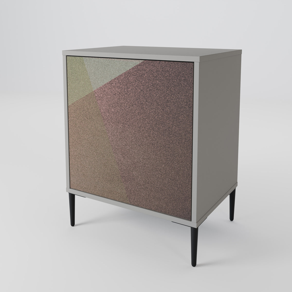 BEIGE GEOMETRY Μπουφές 1-θύρας