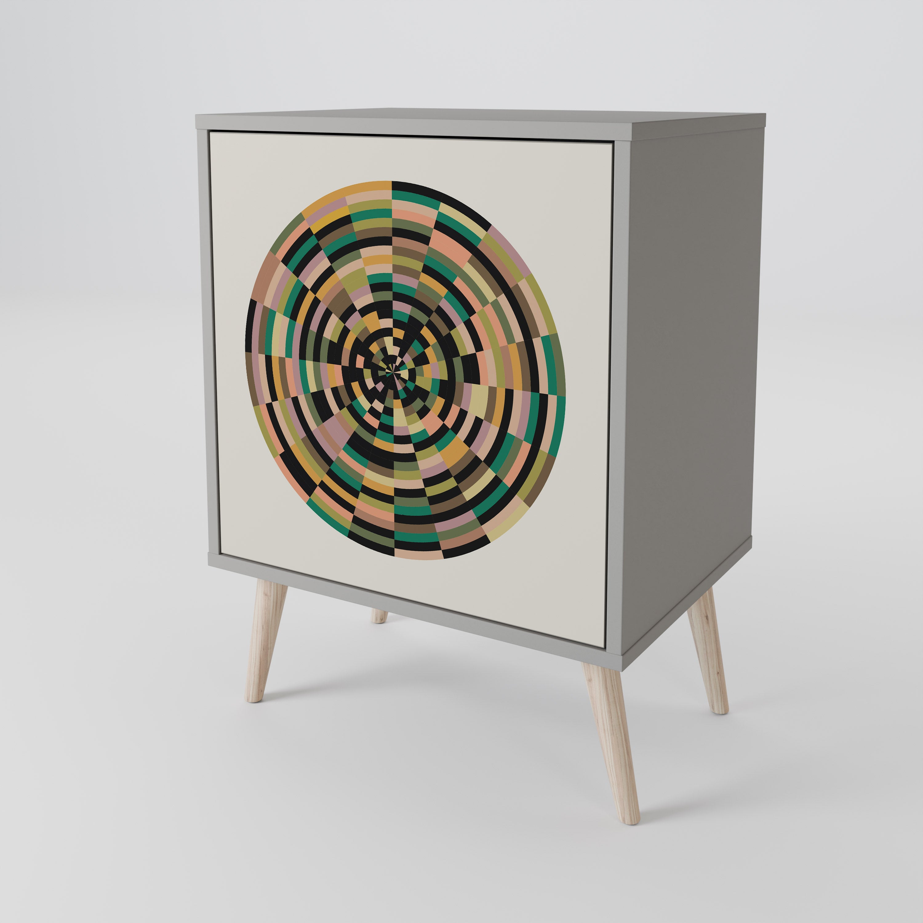 GREEN CIRCLES Aparador de 1 Porta