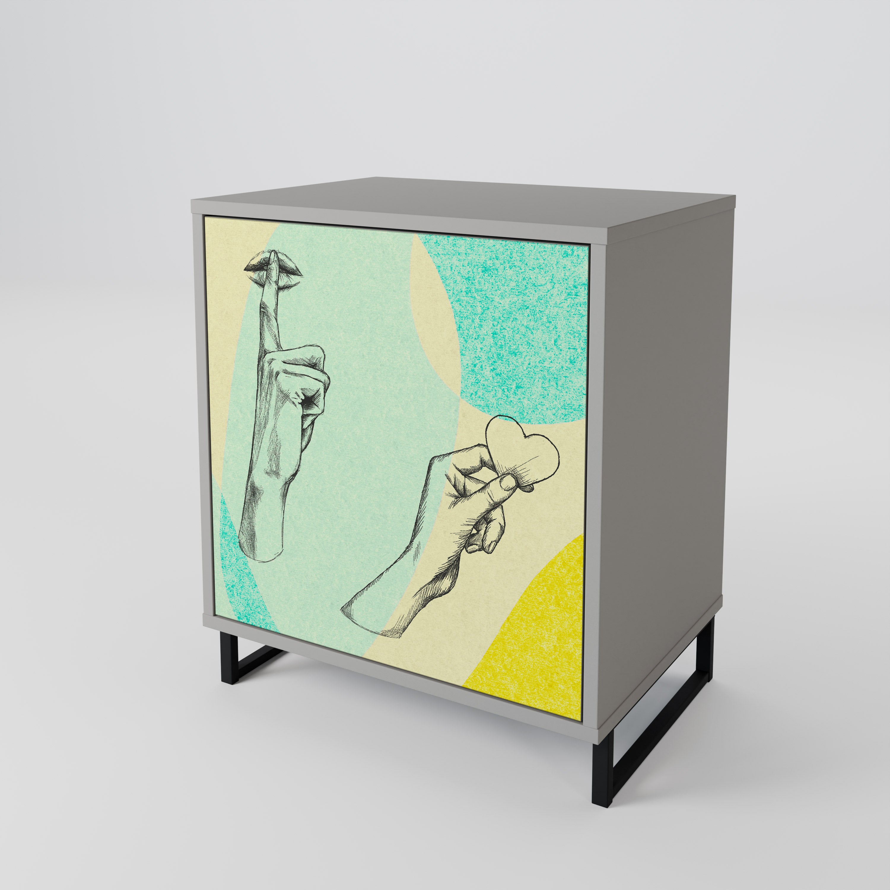 BODY LANGUAGE Aparador de 1 Puerta