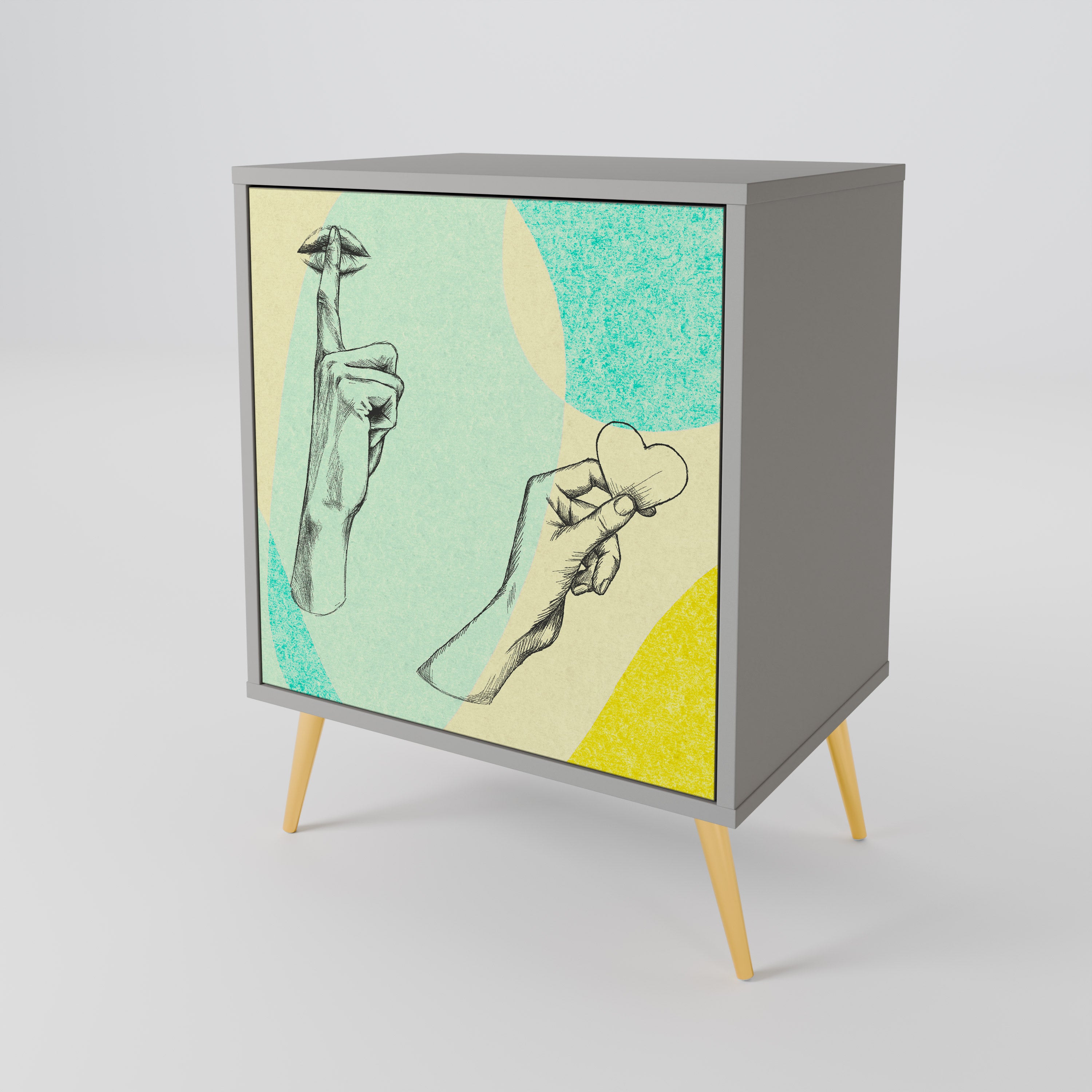 BODY LANGUAGE Aparador de 1 Puerta