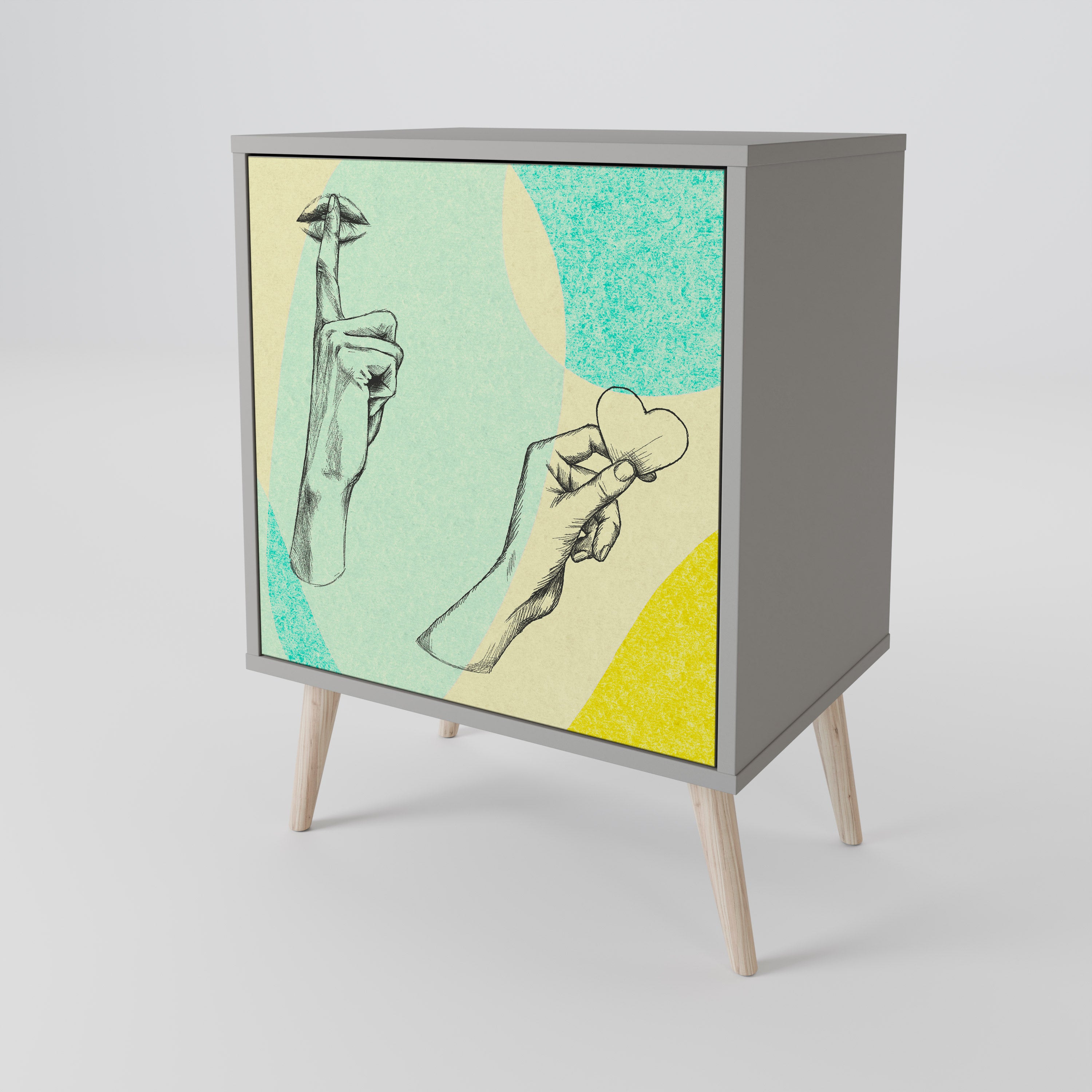 BODY LANGUAGE Aparador de 1 Puerta