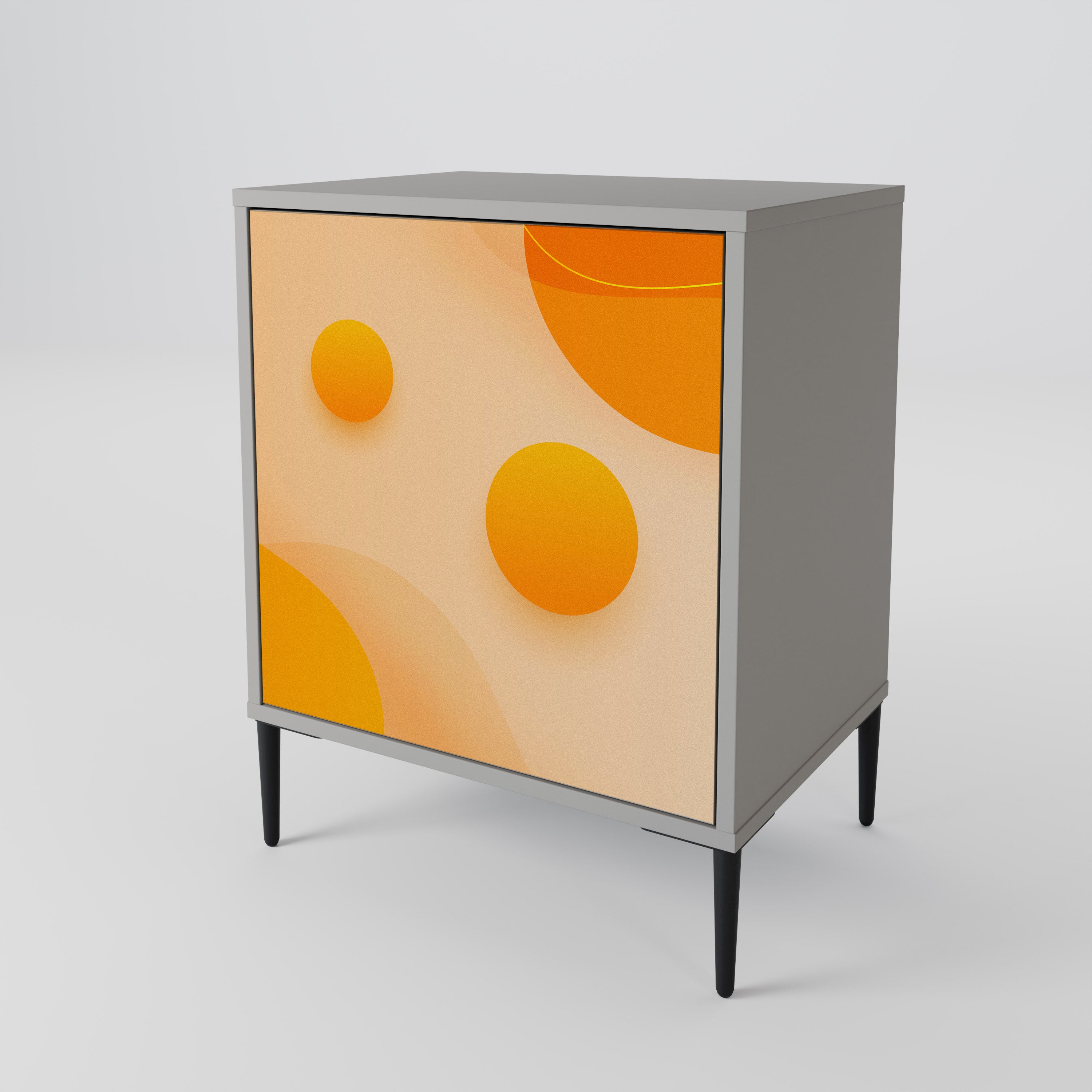 ORANGE ARRANGEMENT 1-Door Sideboard