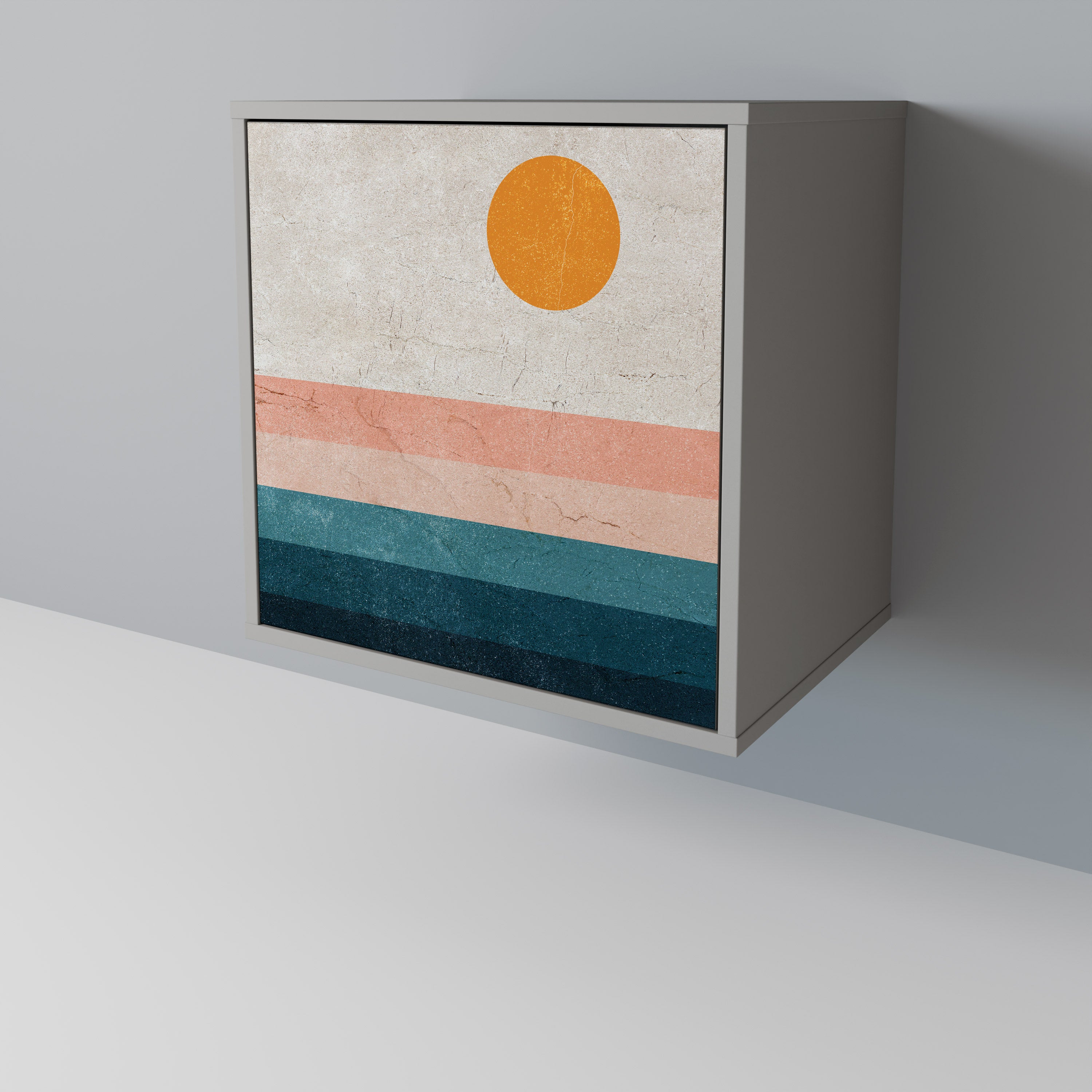 TWO HALVES 1-Door Sideboard