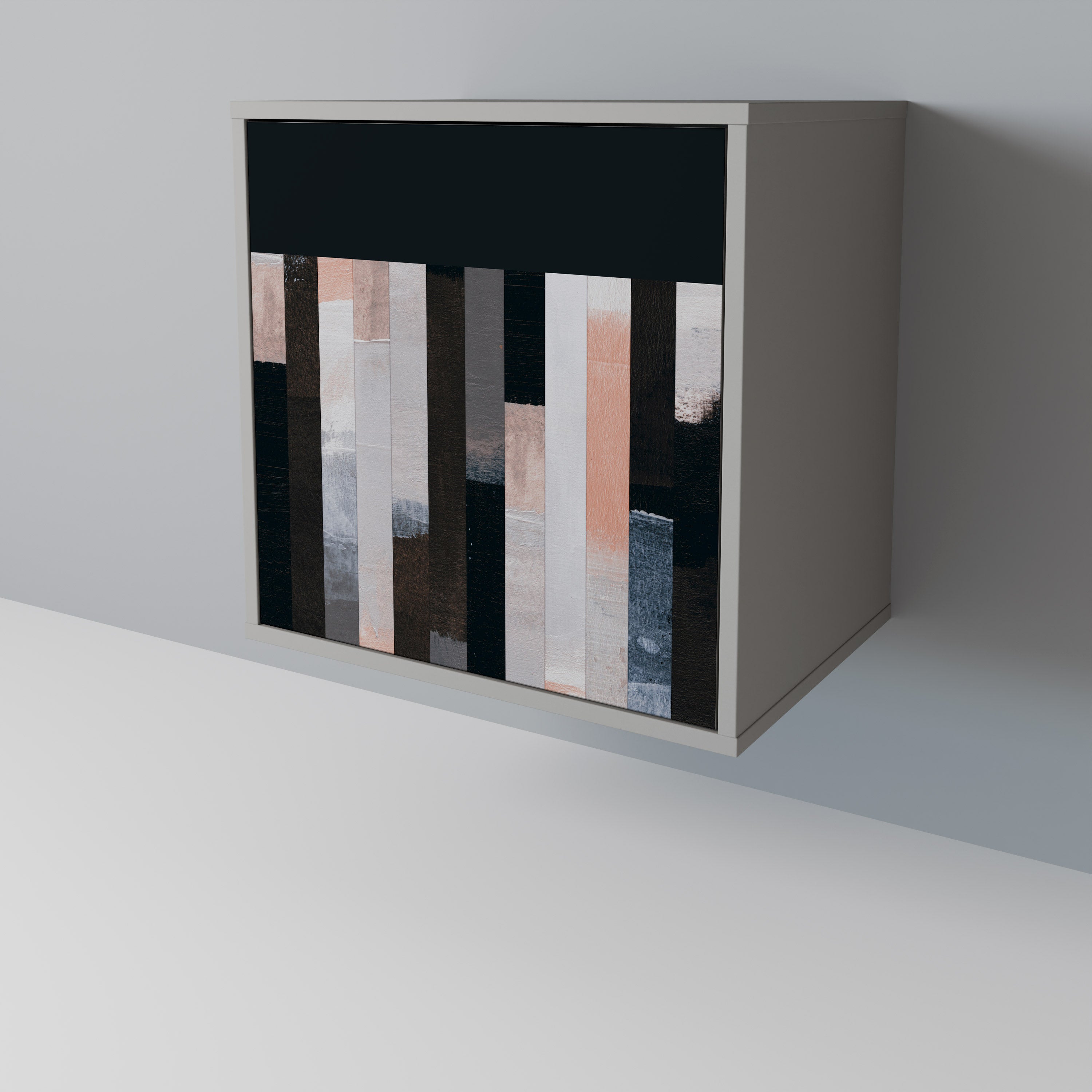 COLLAGE OF RECTANGLES 1-Door Sideboard