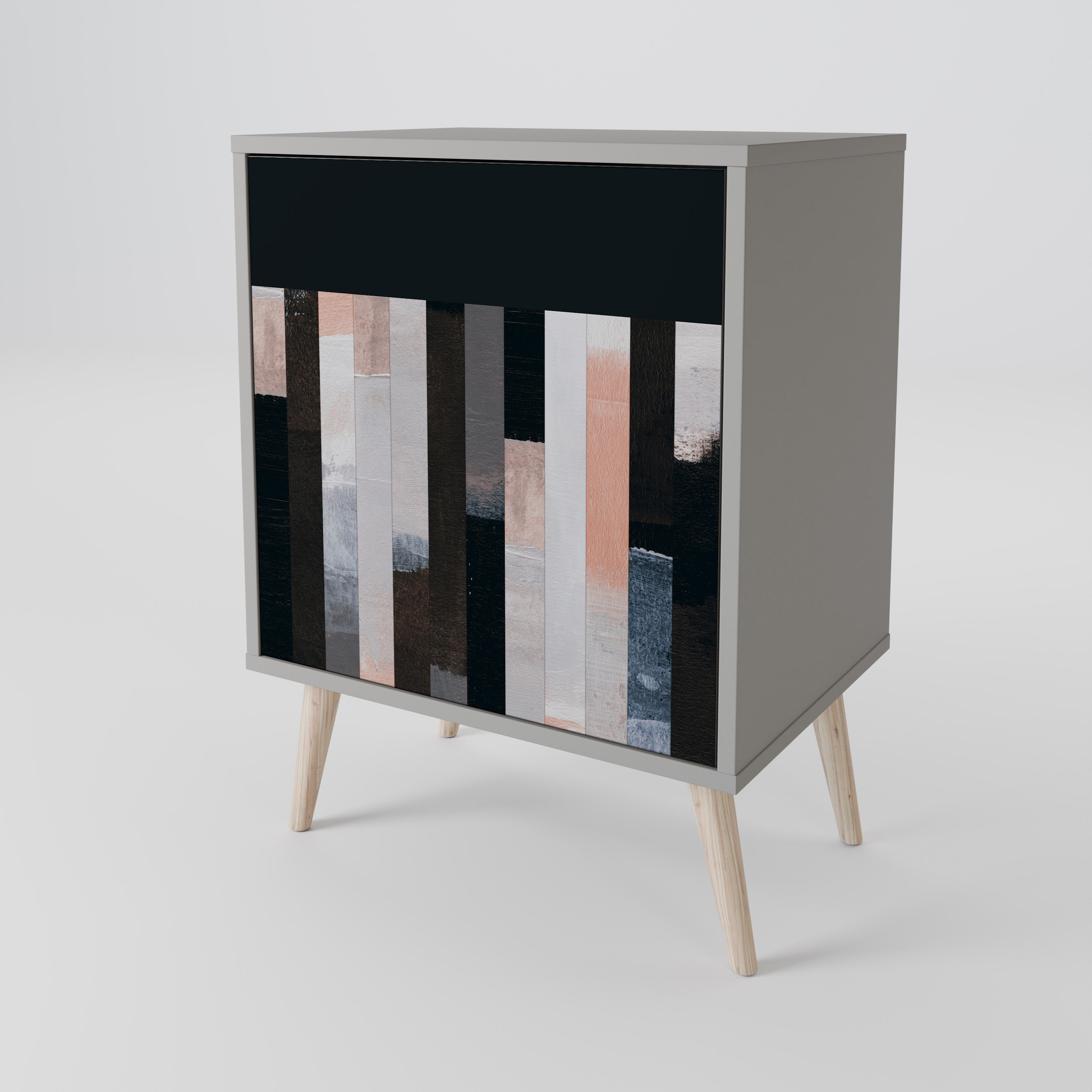 COLLAGE OF RECTANGLES 1-Door Sideboard