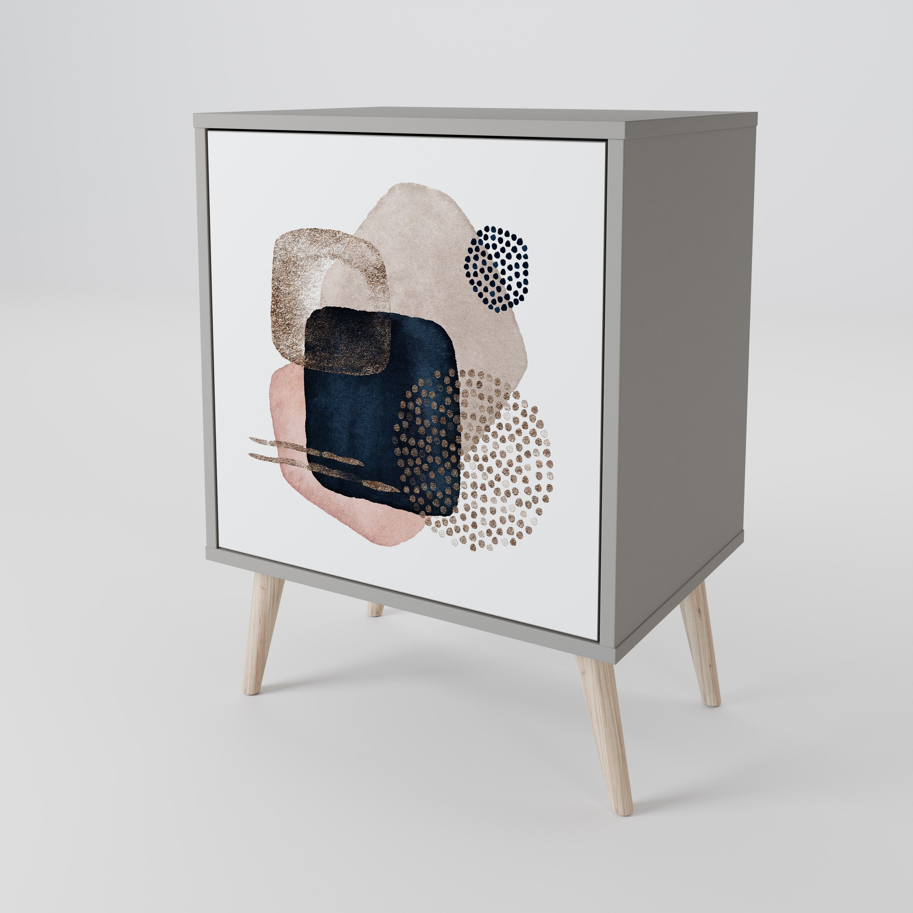 COLORFUL SHAPES Aparador de 1 Puerta