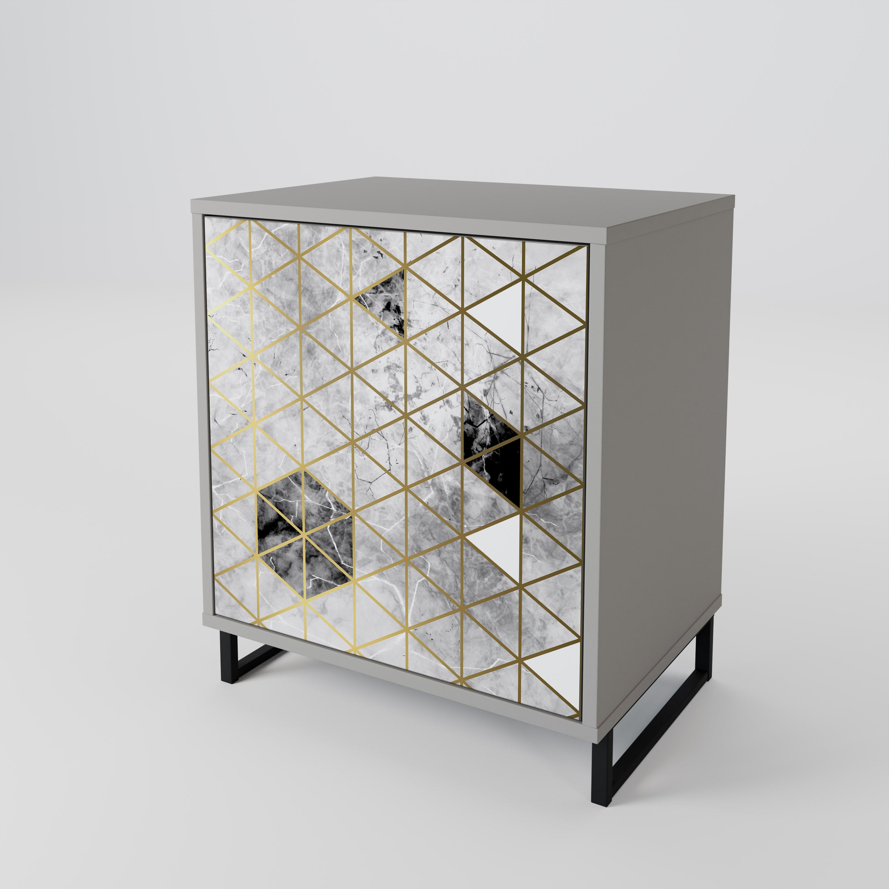 ASHEN ARIA Aparador de 1 Puerta