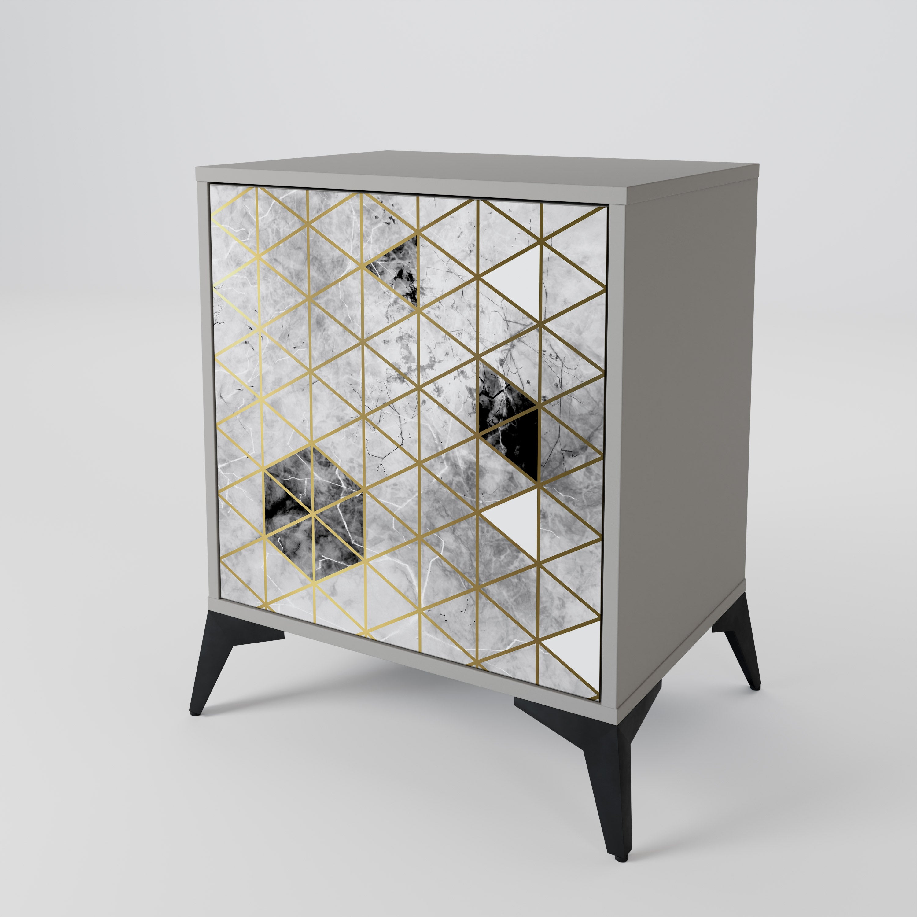 ASHEN ARIA Aparador de 1 Puerta