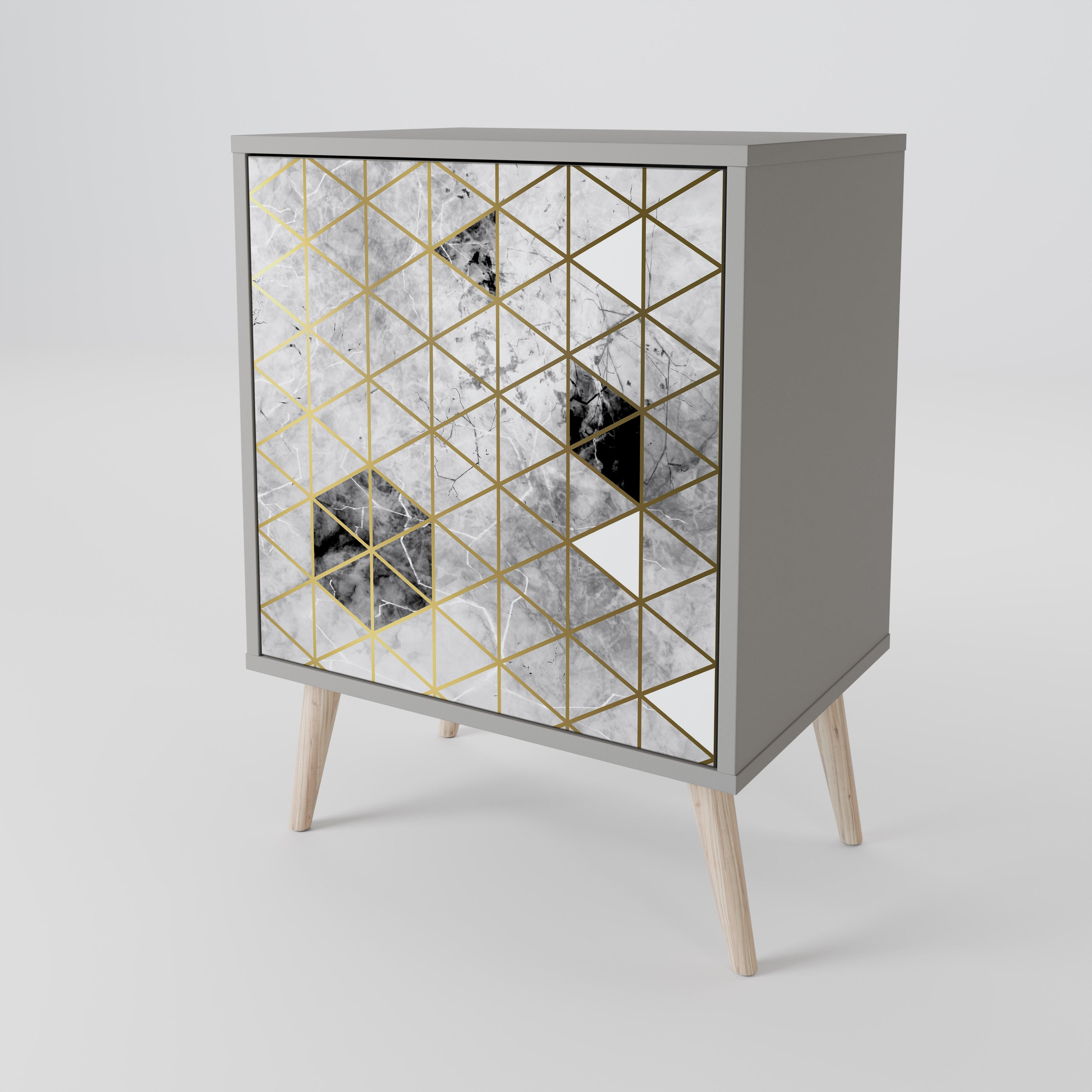 ASHEN ARIA Aparador de 1 Puerta