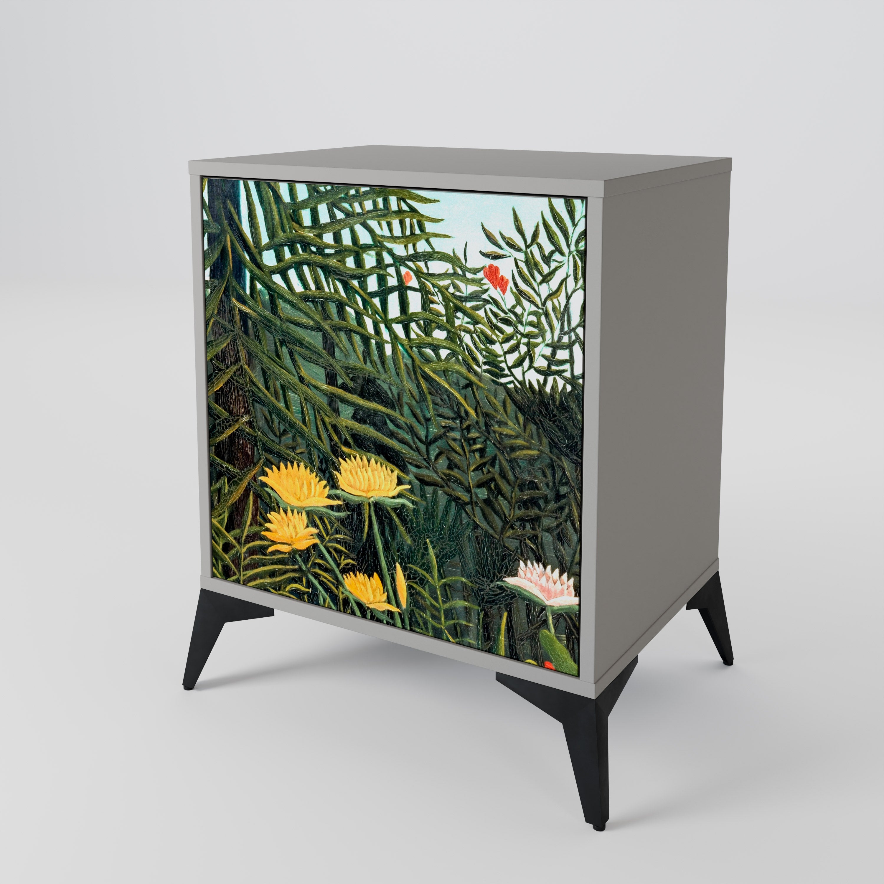 VIRGIN FOREST WITH SUNSET 1-Door Sideboard