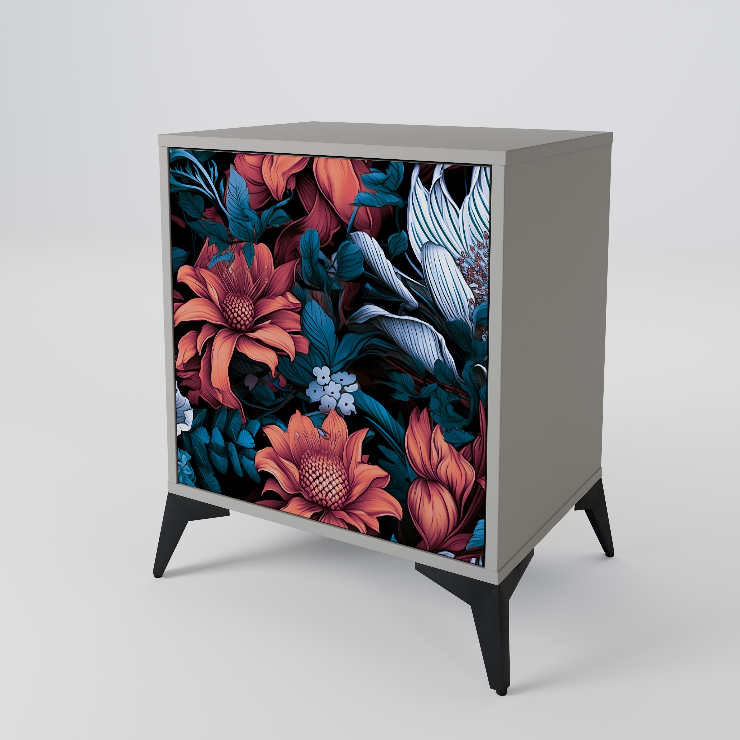 ETHEREAL BLOSSOMS 1-Door Sideboard