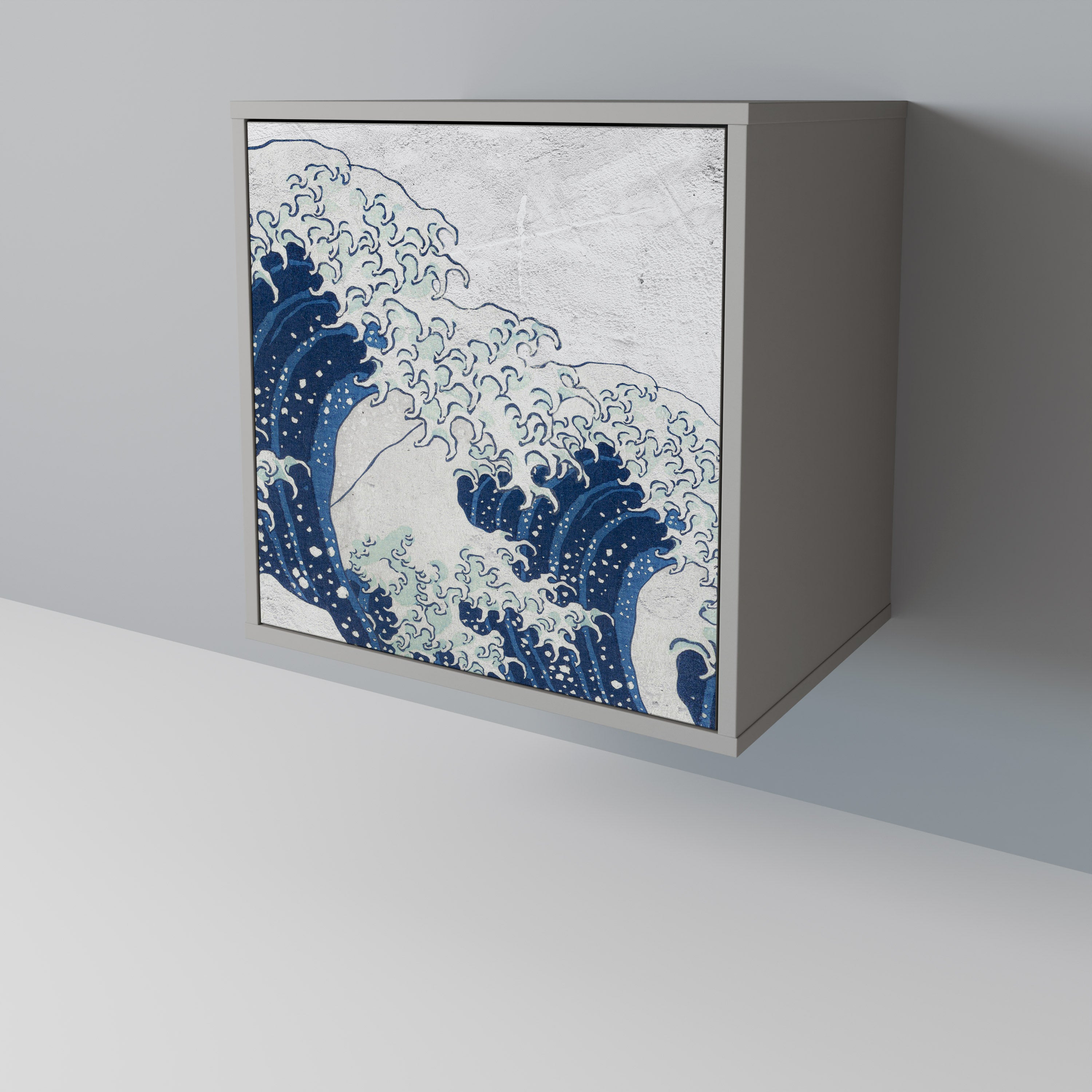 THE GREAT WAVE AT KANAGAWA 1-Door Sideboard