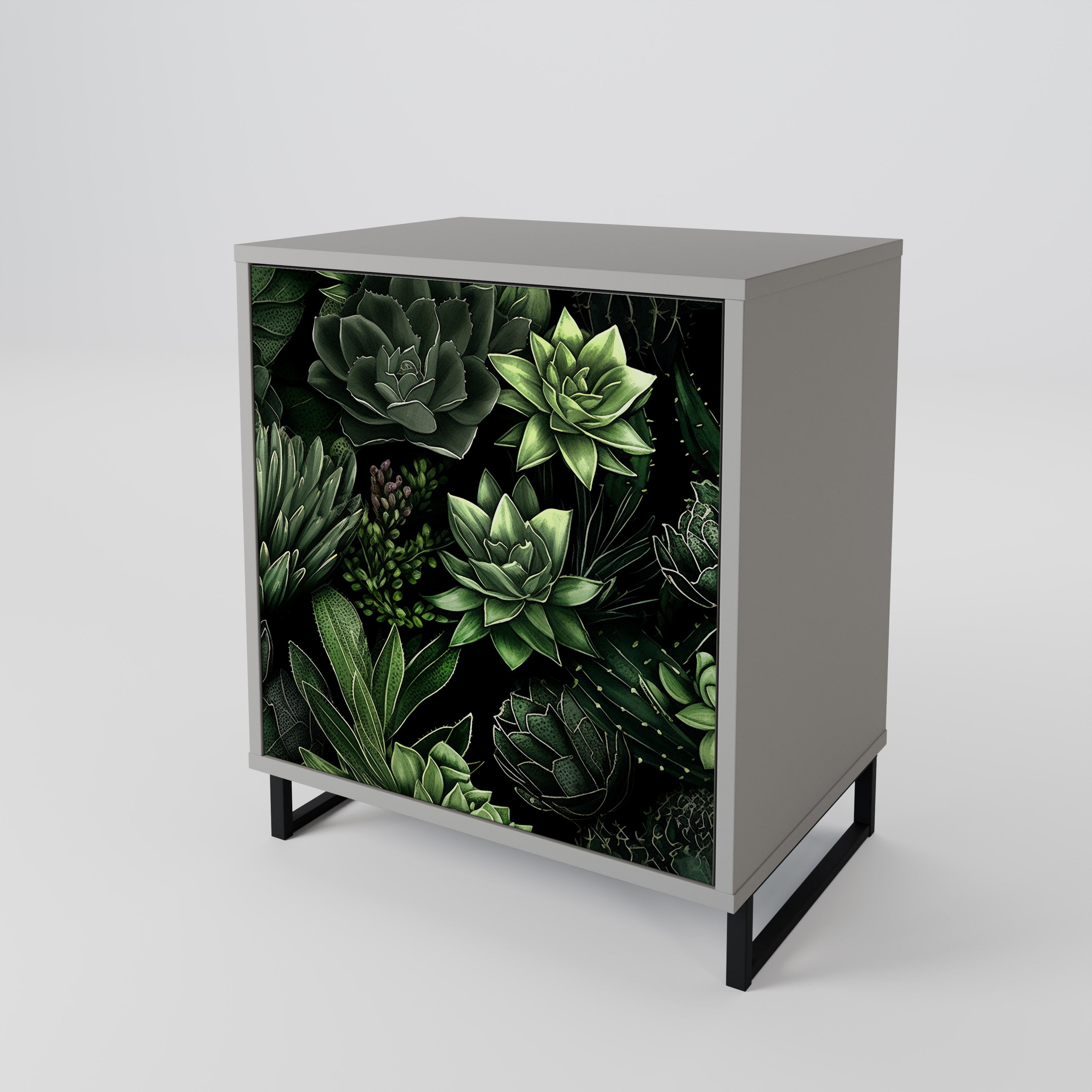 SUCCULENT JUNGLE 1-Door Sideboard