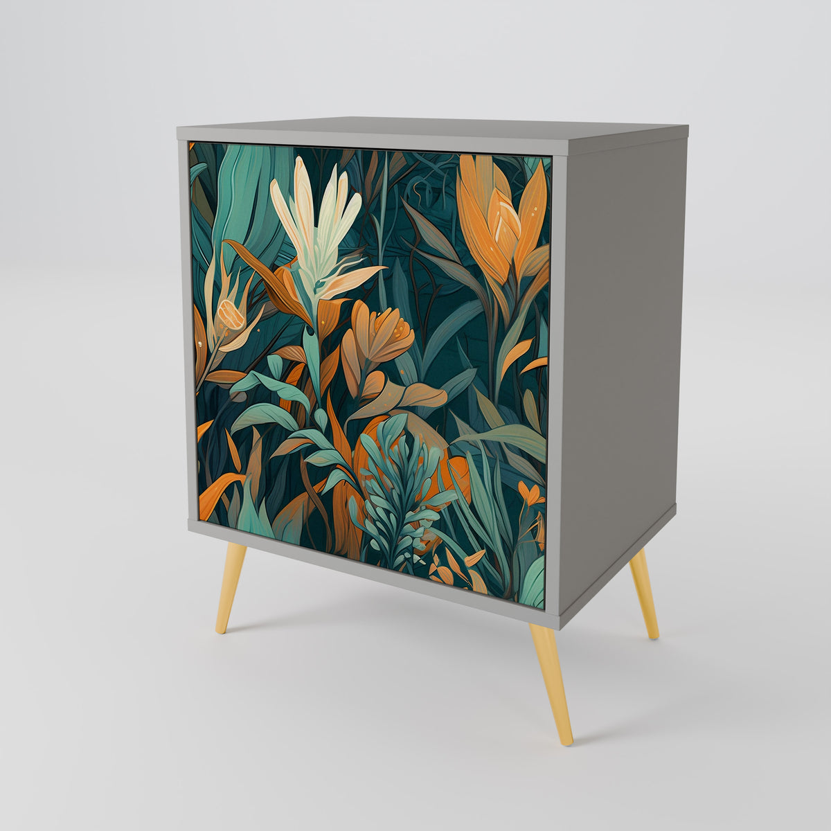 FLORAL SERENITY 1-Door Sideboard