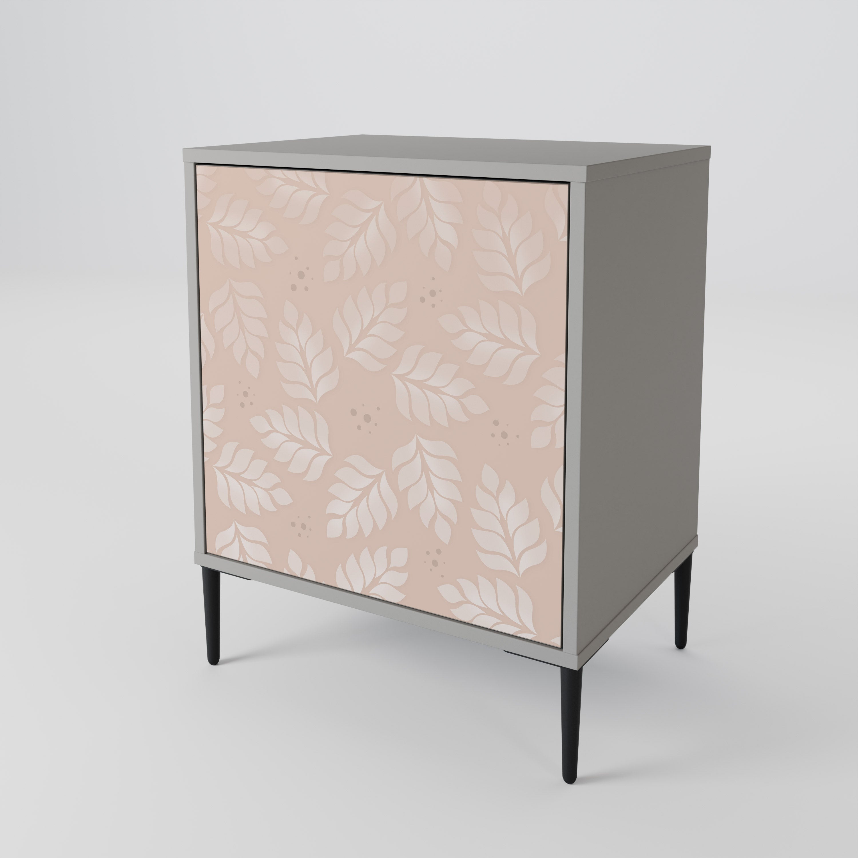 LEAVES ON BEIGE 1-Door Sideboard