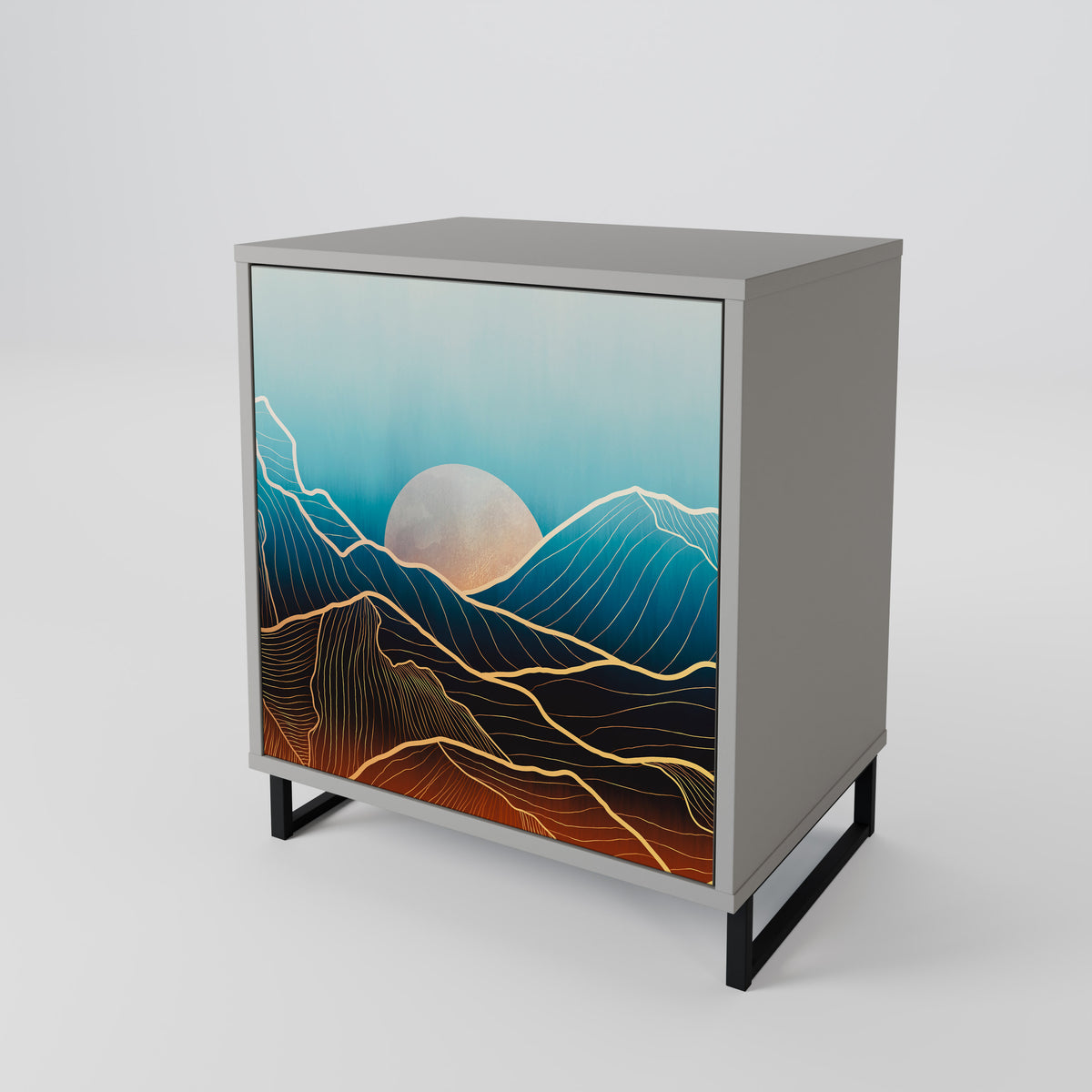 LUNAR SECRETS 1-Door Sideboard