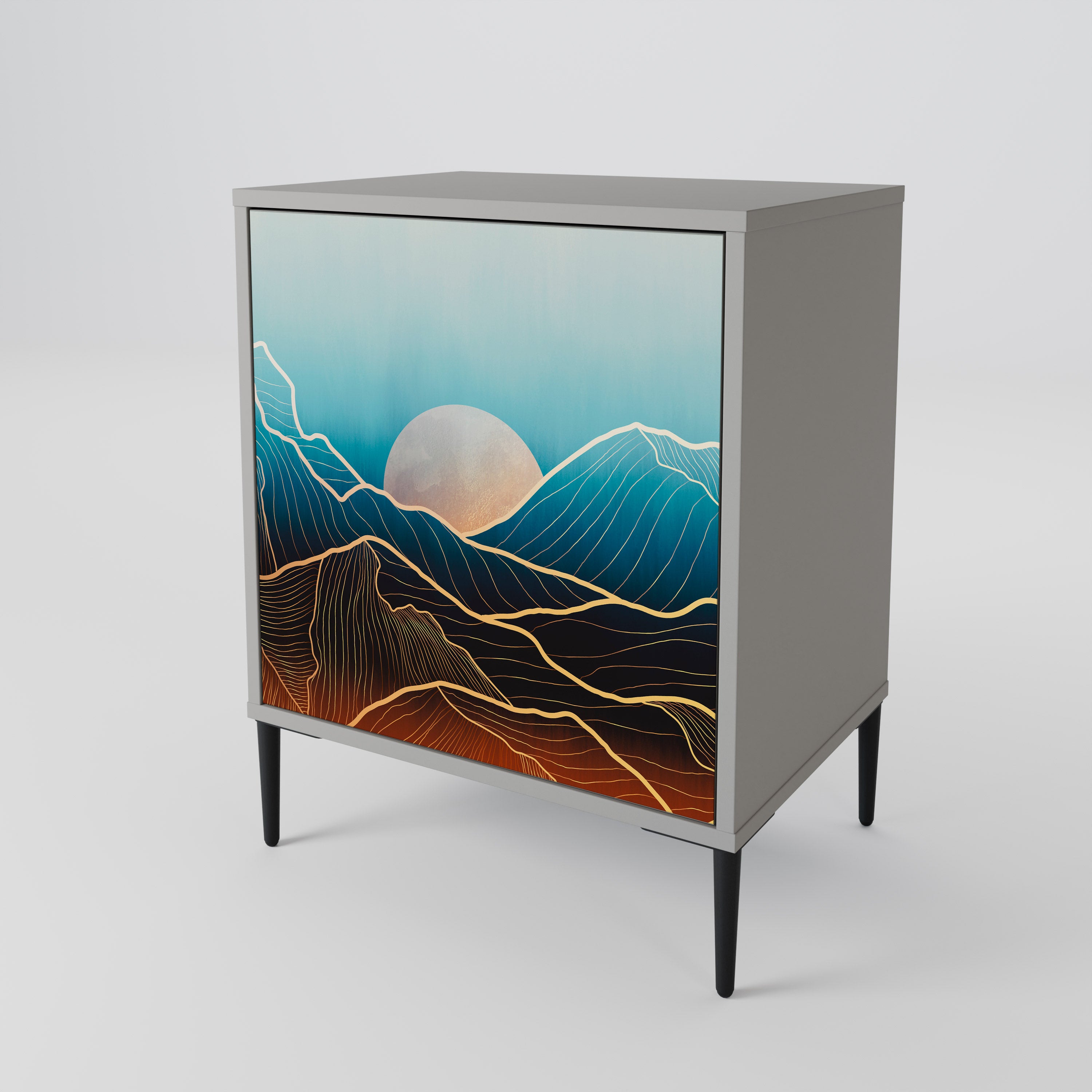 LUNAR SECRETS 1-Door Sideboard