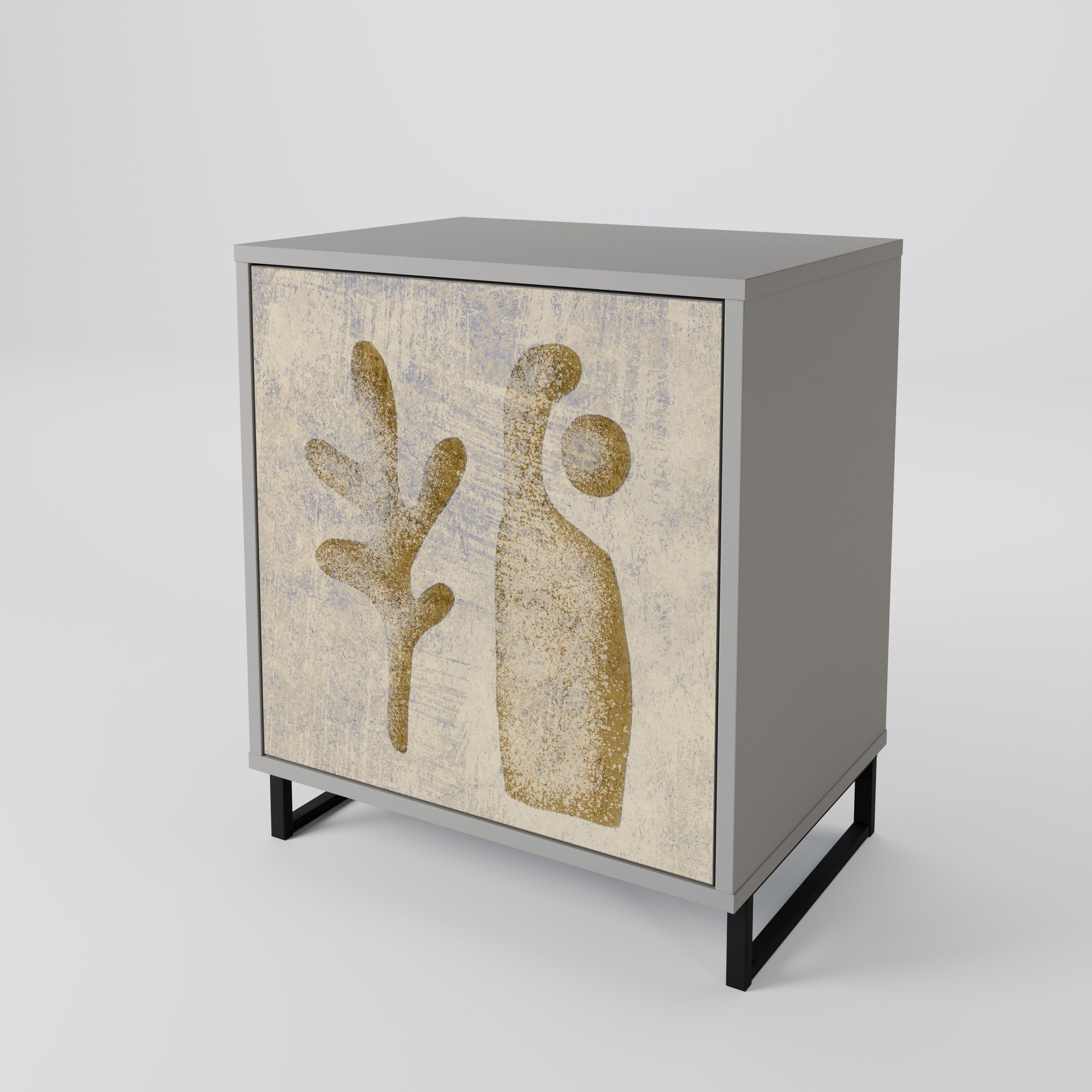 SAND SCULPTURES 1-Door Sideboard