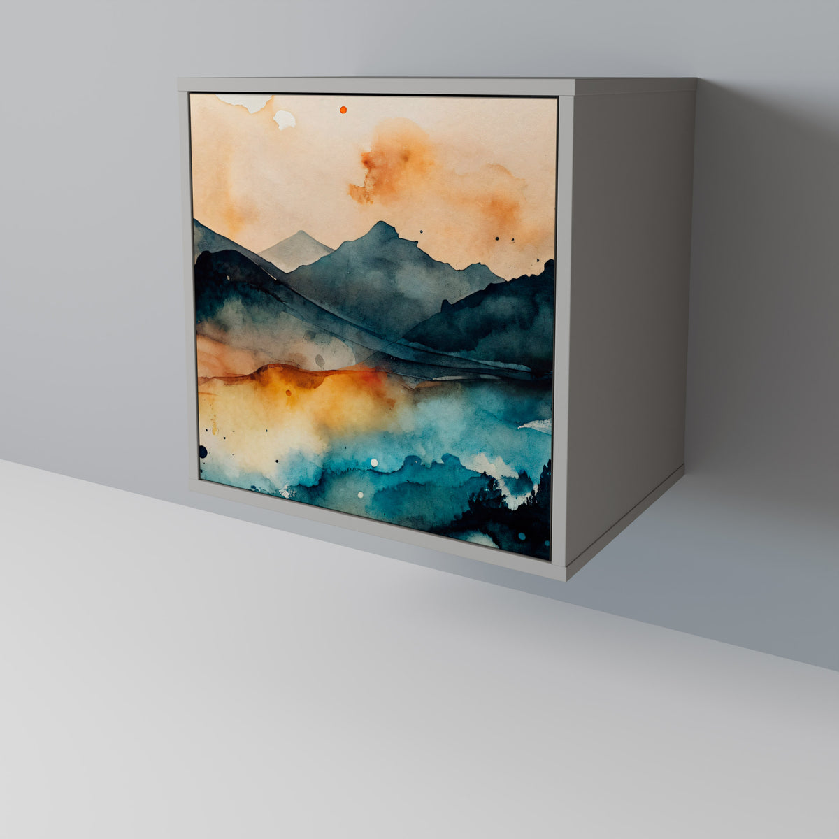 OMINOUS MOUNTAINS 1-türiges Sideboard