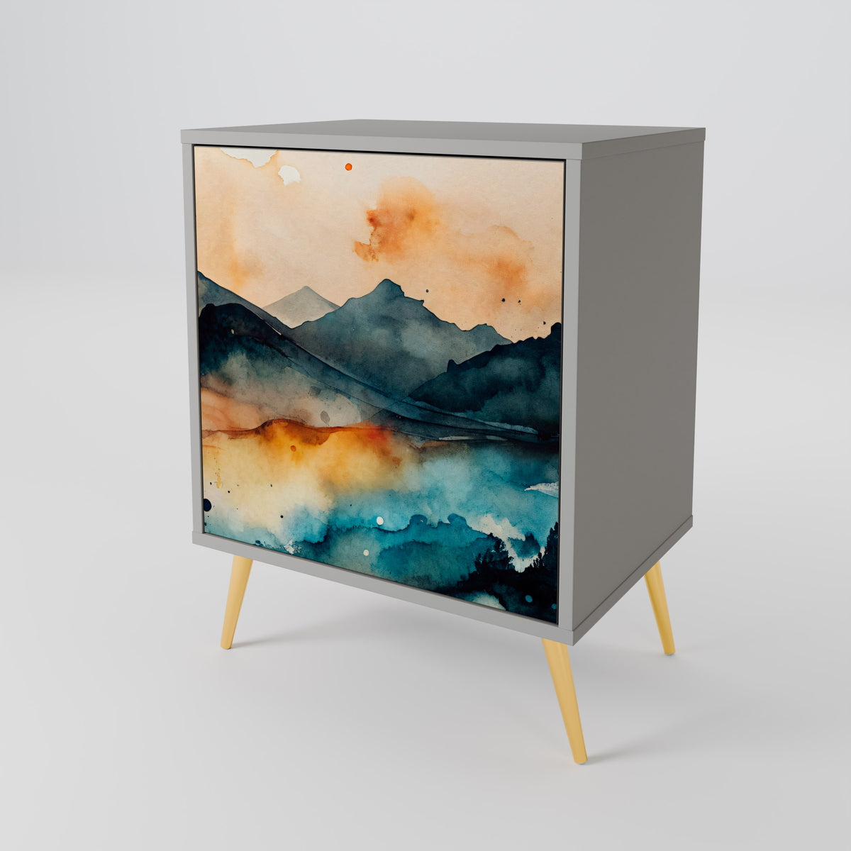 OMINOUS MOUNTAINS 1-türiges Sideboard