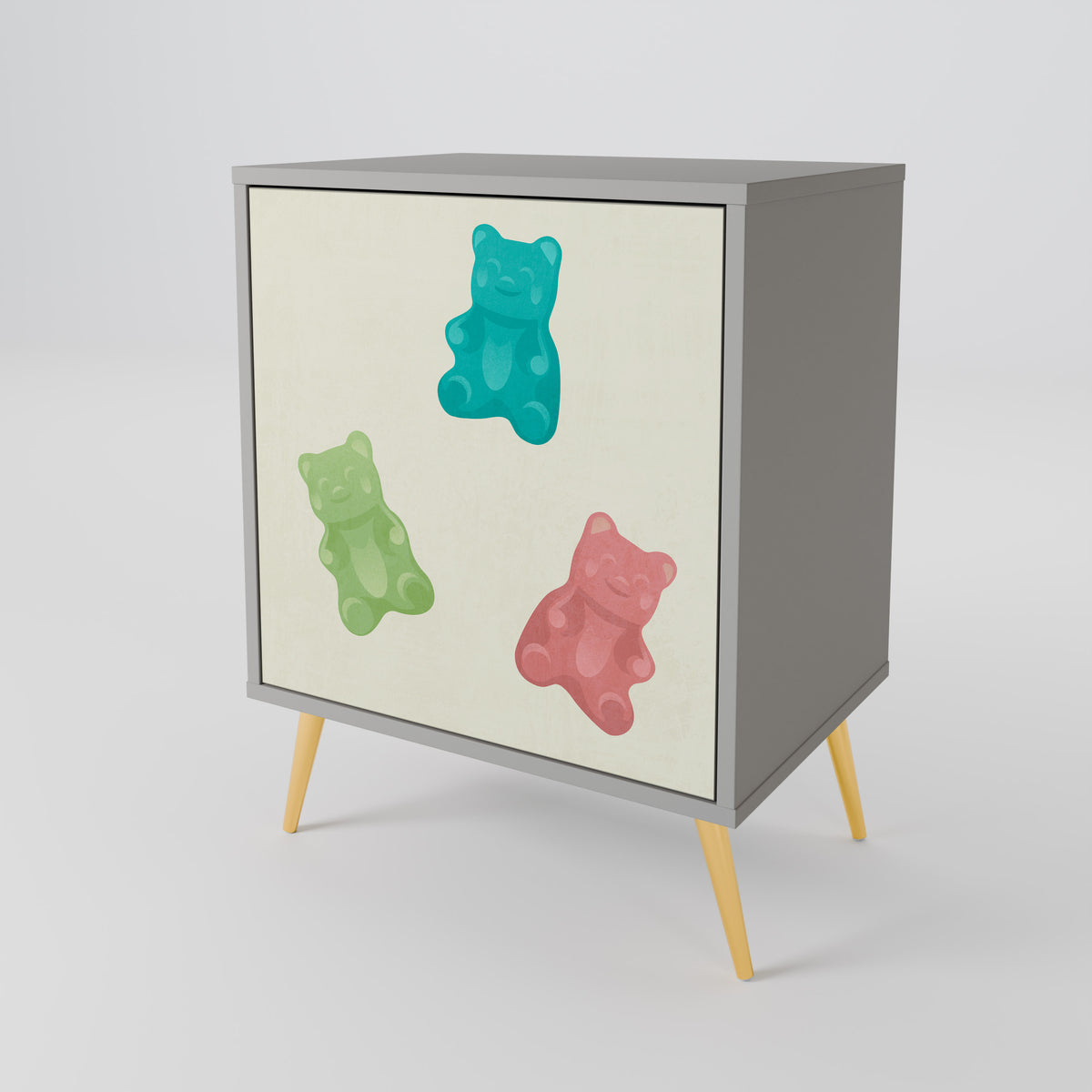 GUMMY BEARS Aparador de 1 Puerta