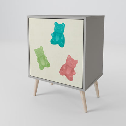 GUMMY BEARS Aparador de 1 Puerta