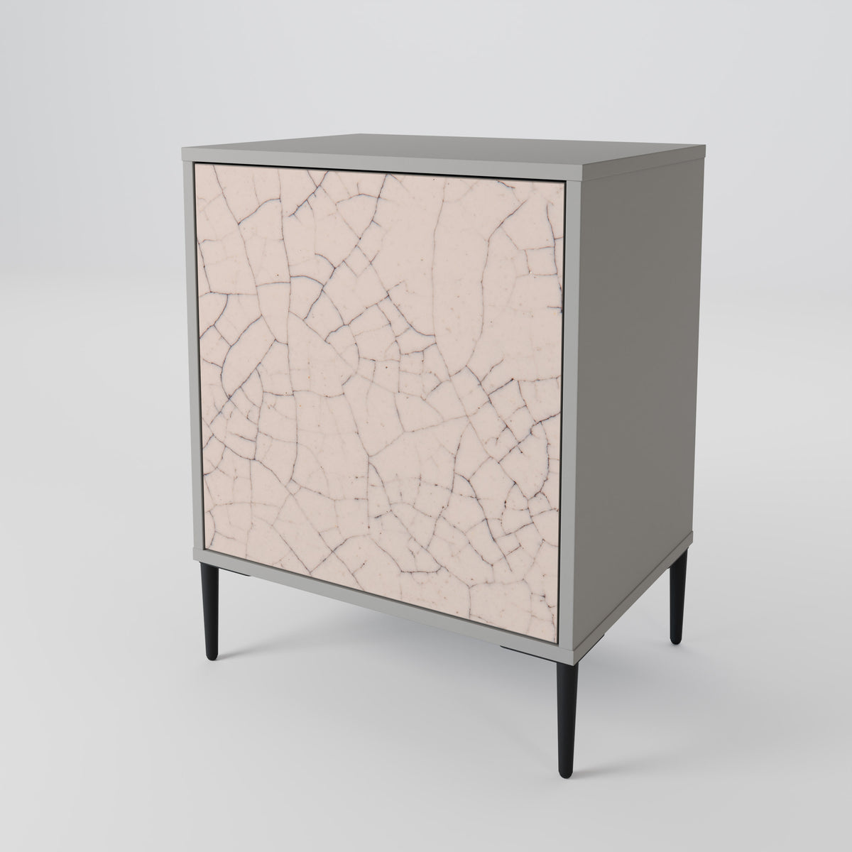 CERAMIC TEXTURE Skänk med en dörr