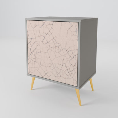 CERAMIC TEXTURE Skänk med en dörr