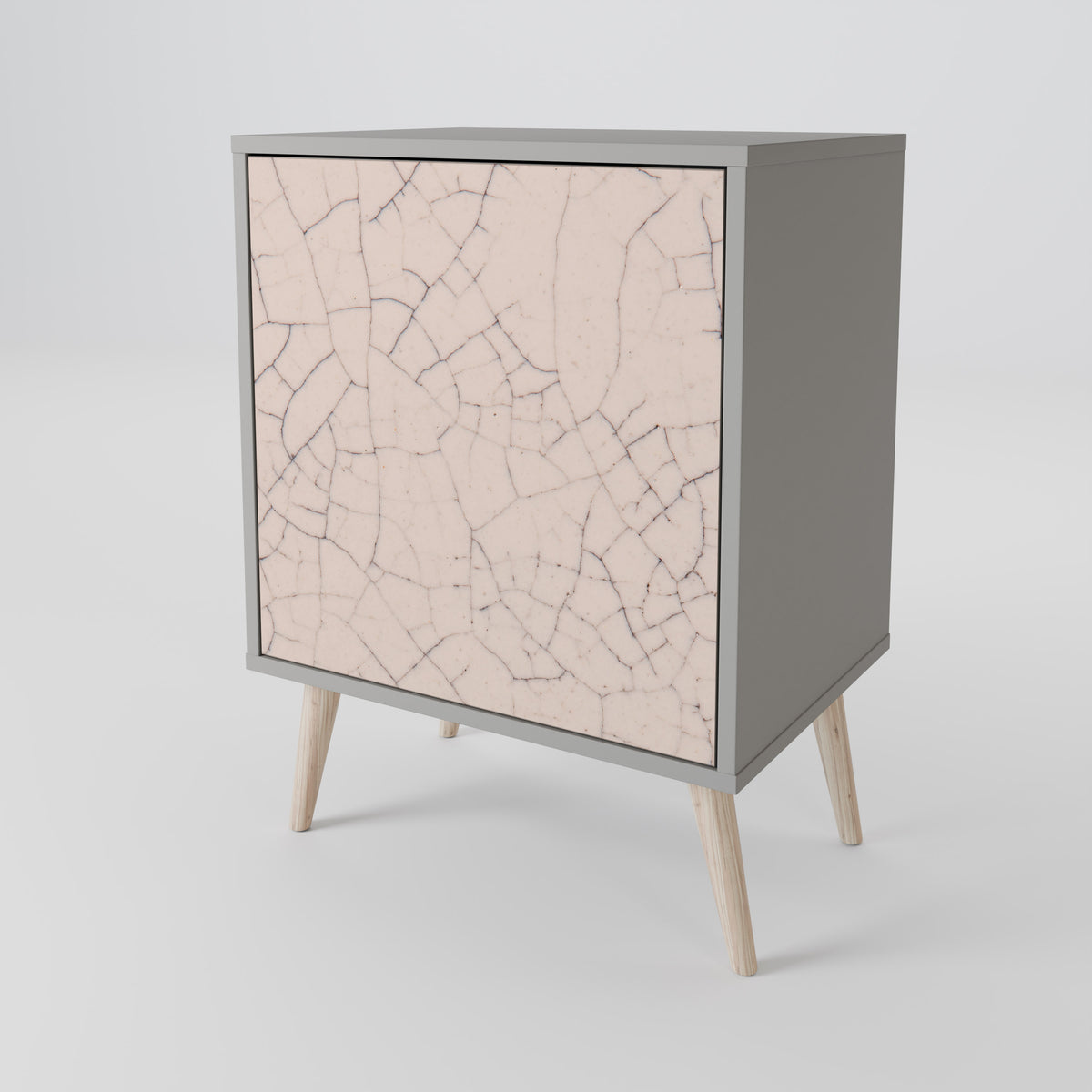CERAMIC TEXTURE Skänk med en dörr