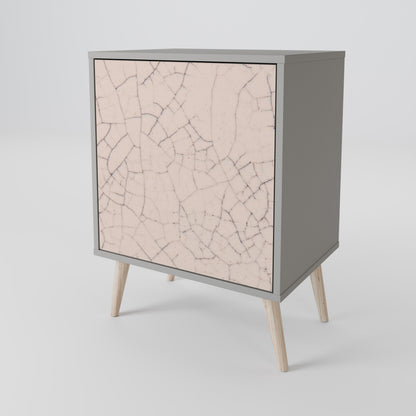 CERAMIC TEXTURE Skänk med en dörr