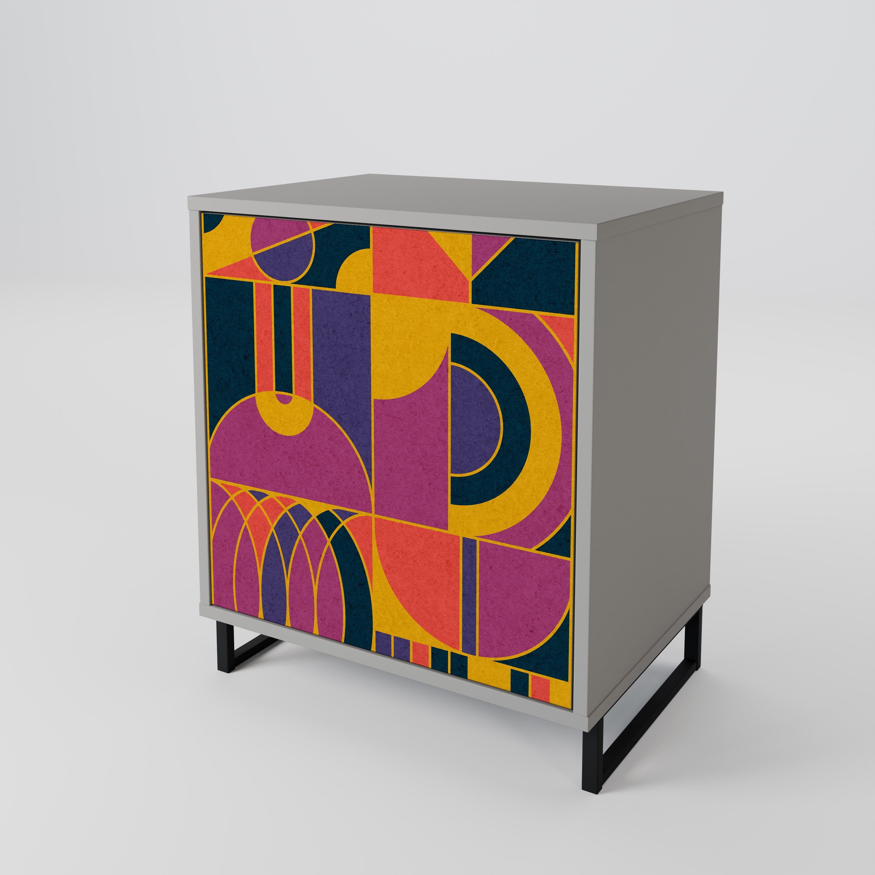 ELECTRIC PATTERNS 1-Door Sideboard