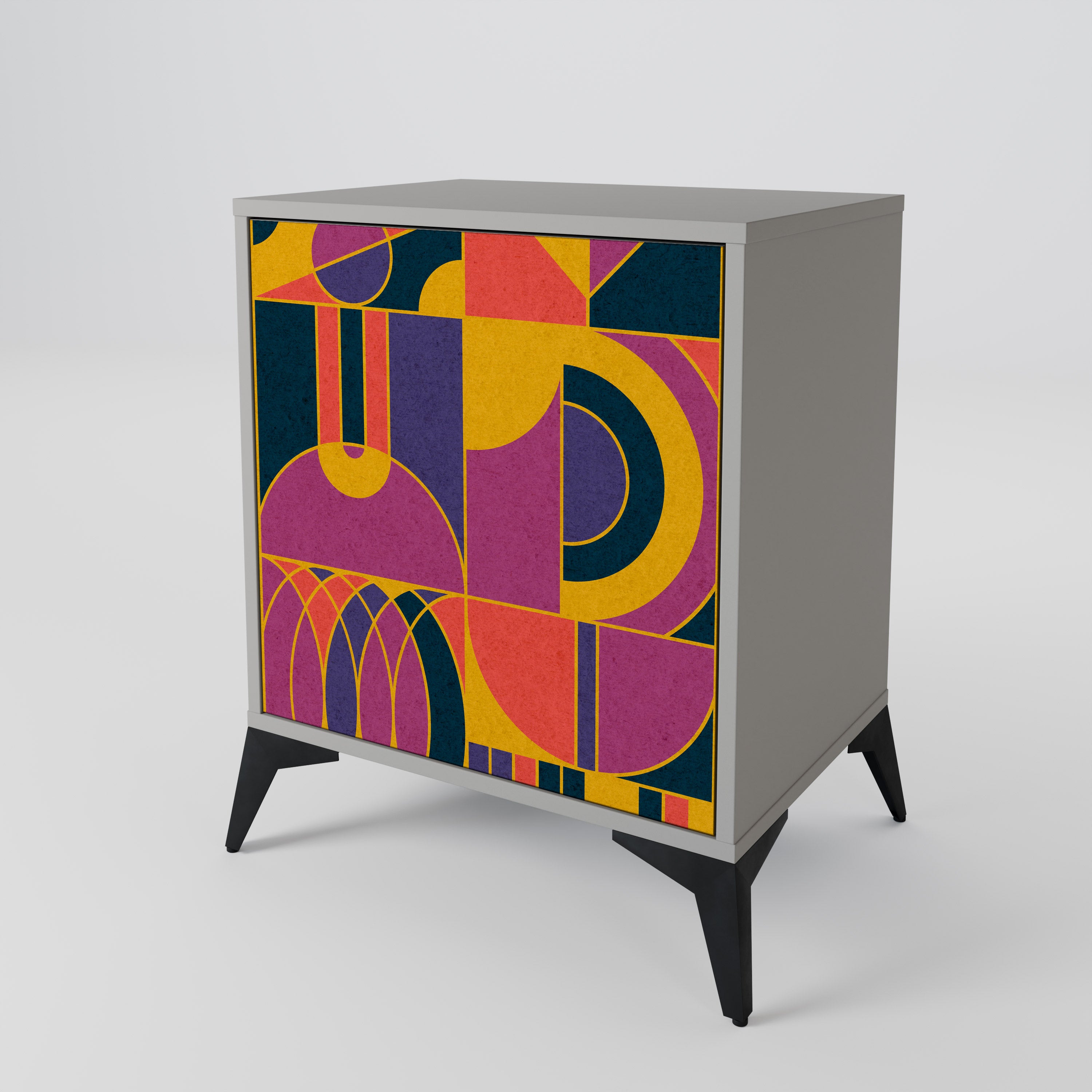 ELECTRIC PATTERNS 1-Door Sideboard