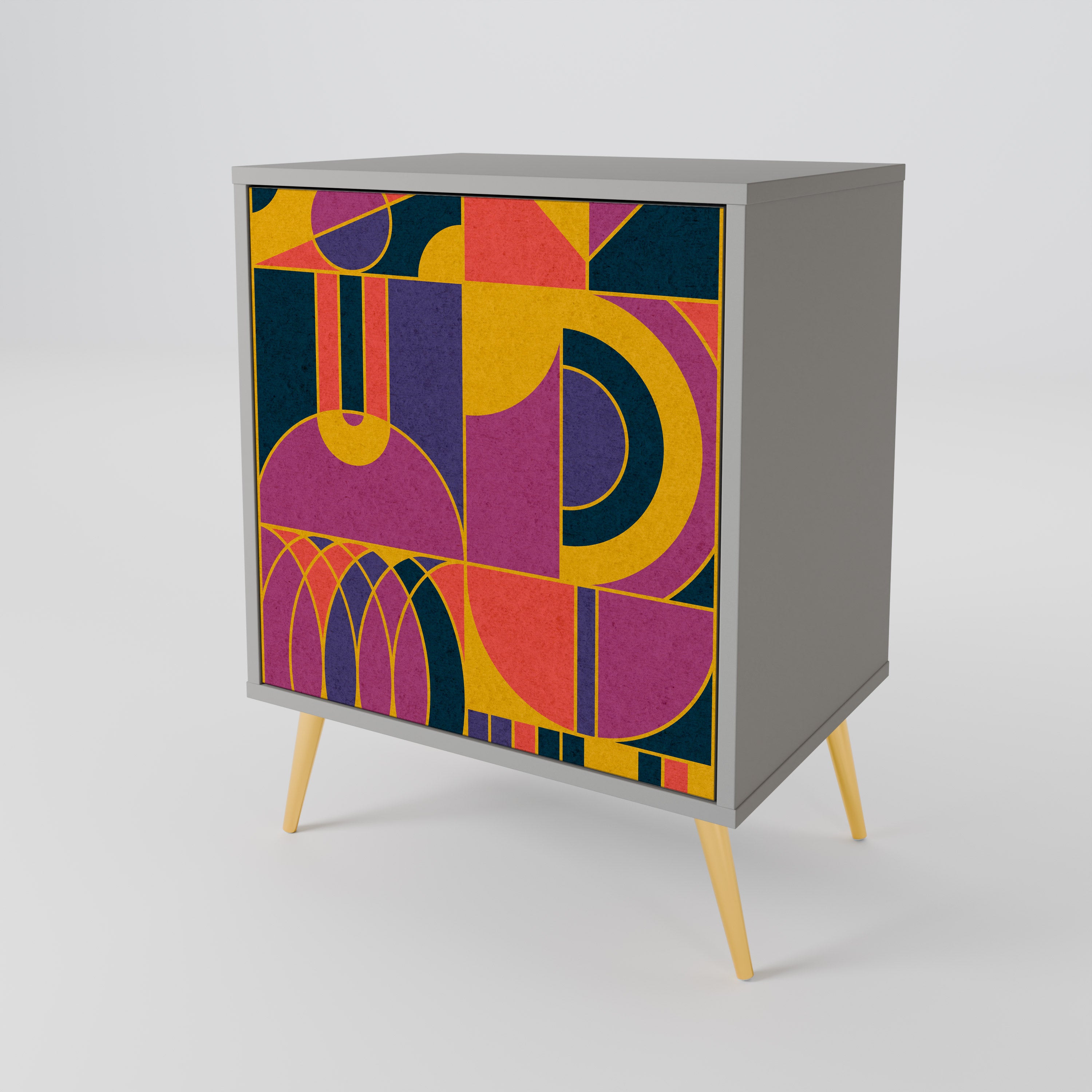 ELECTRIC PATTERNS 1-Door Sideboard