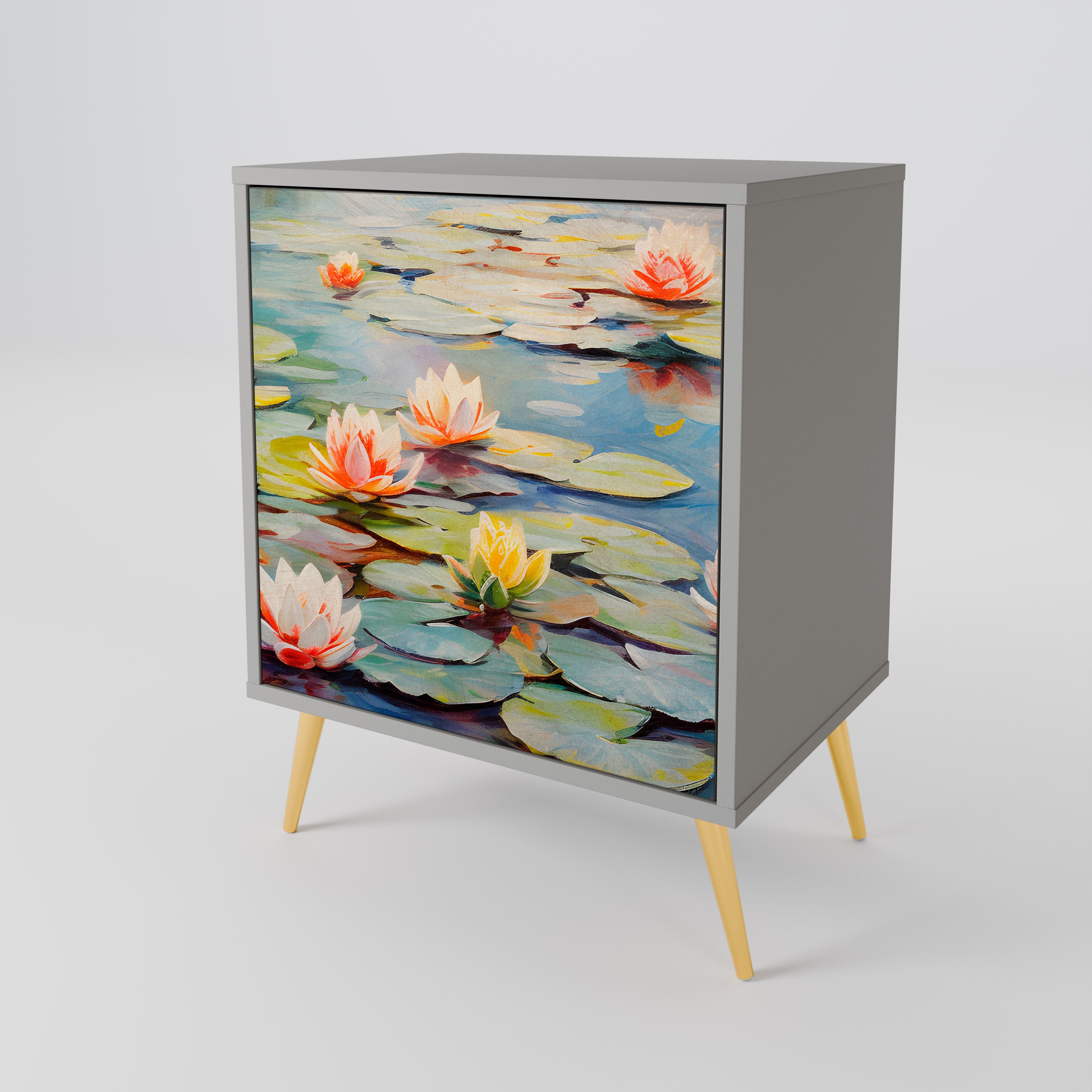 BLOOMING WATERS 1-Door Sideboard