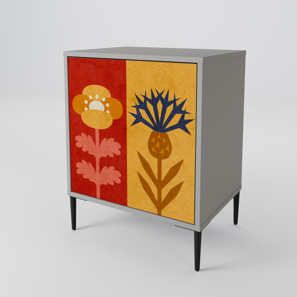SCANDIC FLOWERET 1-Door Sideboard